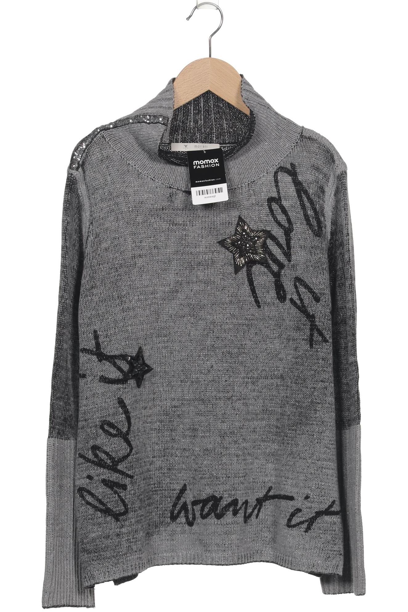 

monari Damen Pullover, grau, Gr. 40