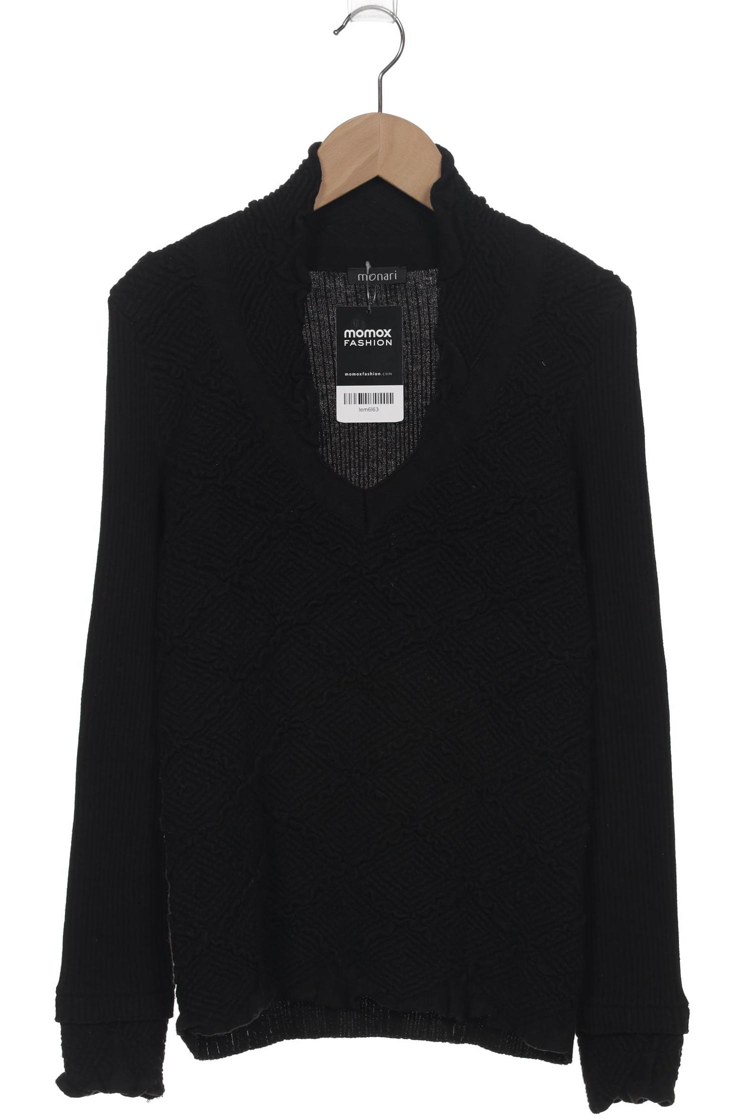 

monari Damen Pullover, schwarz, Gr. 40
