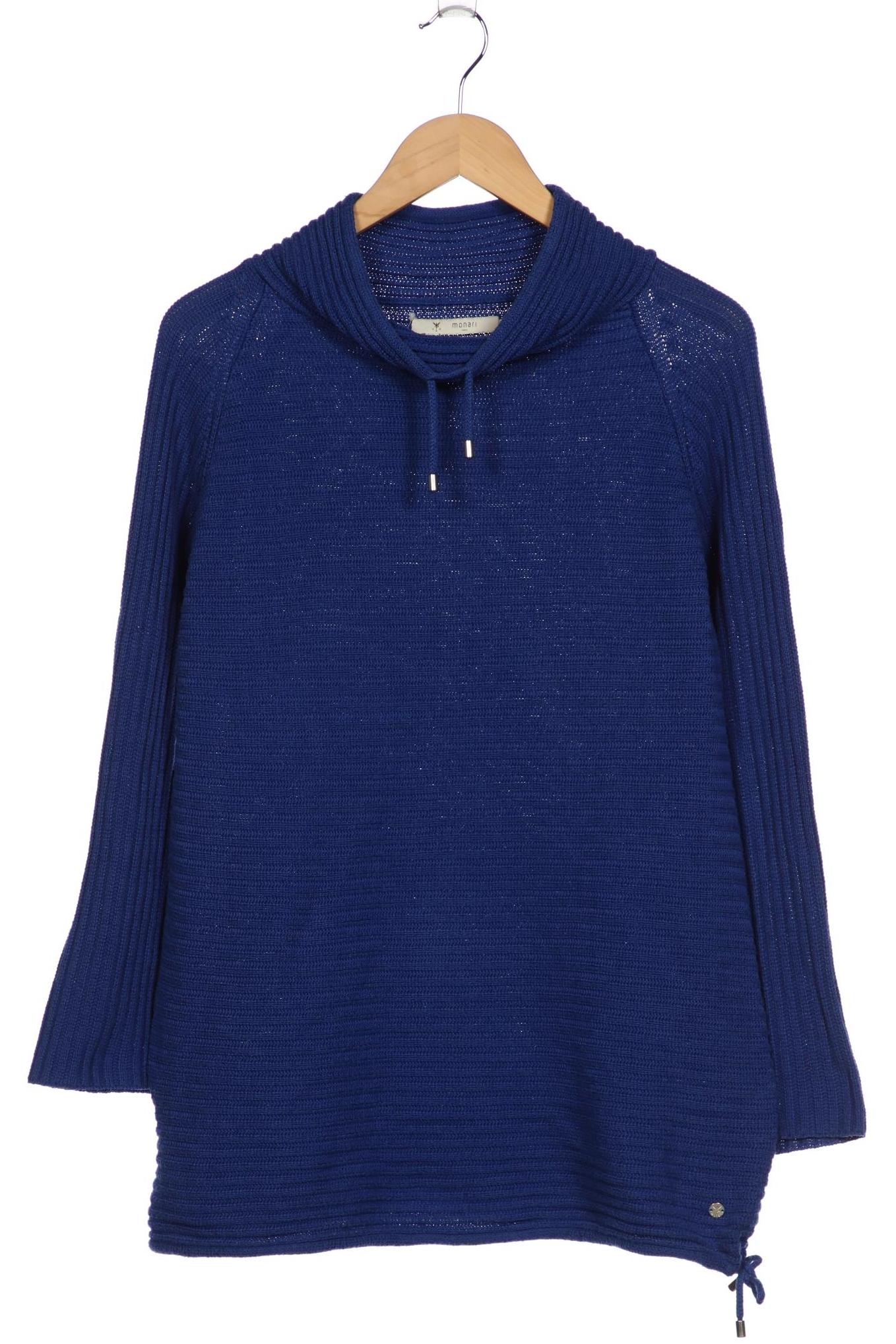

monari Damen Pullover, blau, Gr. 42