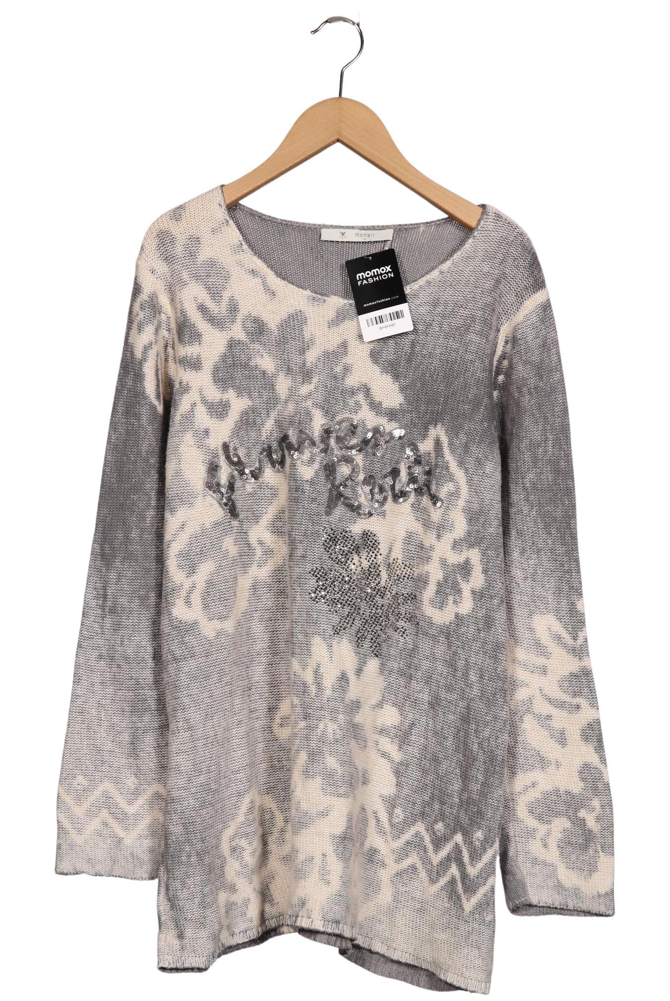 

monari Damen Pullover, grau, Gr. 44