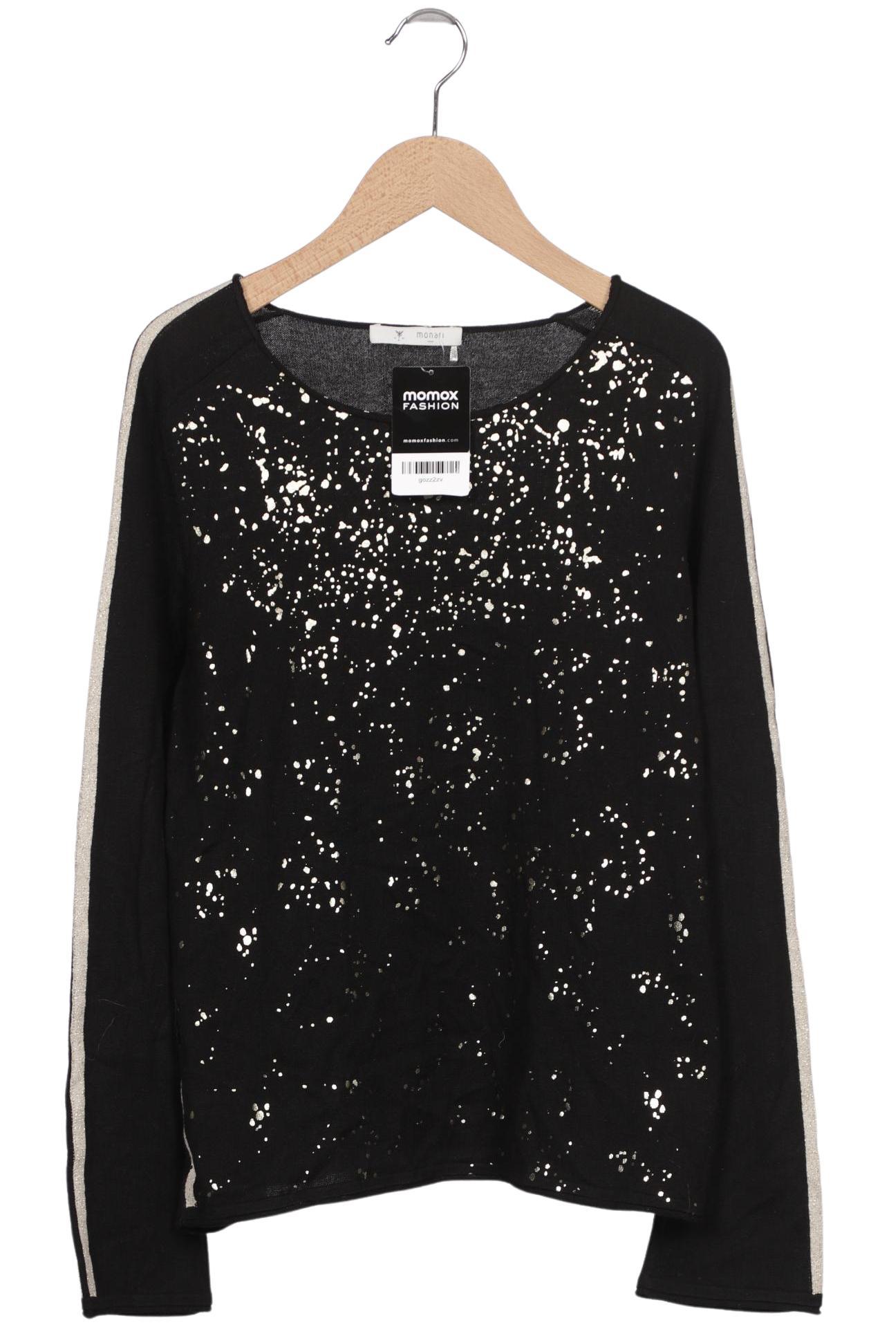 

monari Damen Pullover, schwarz, Gr. 38