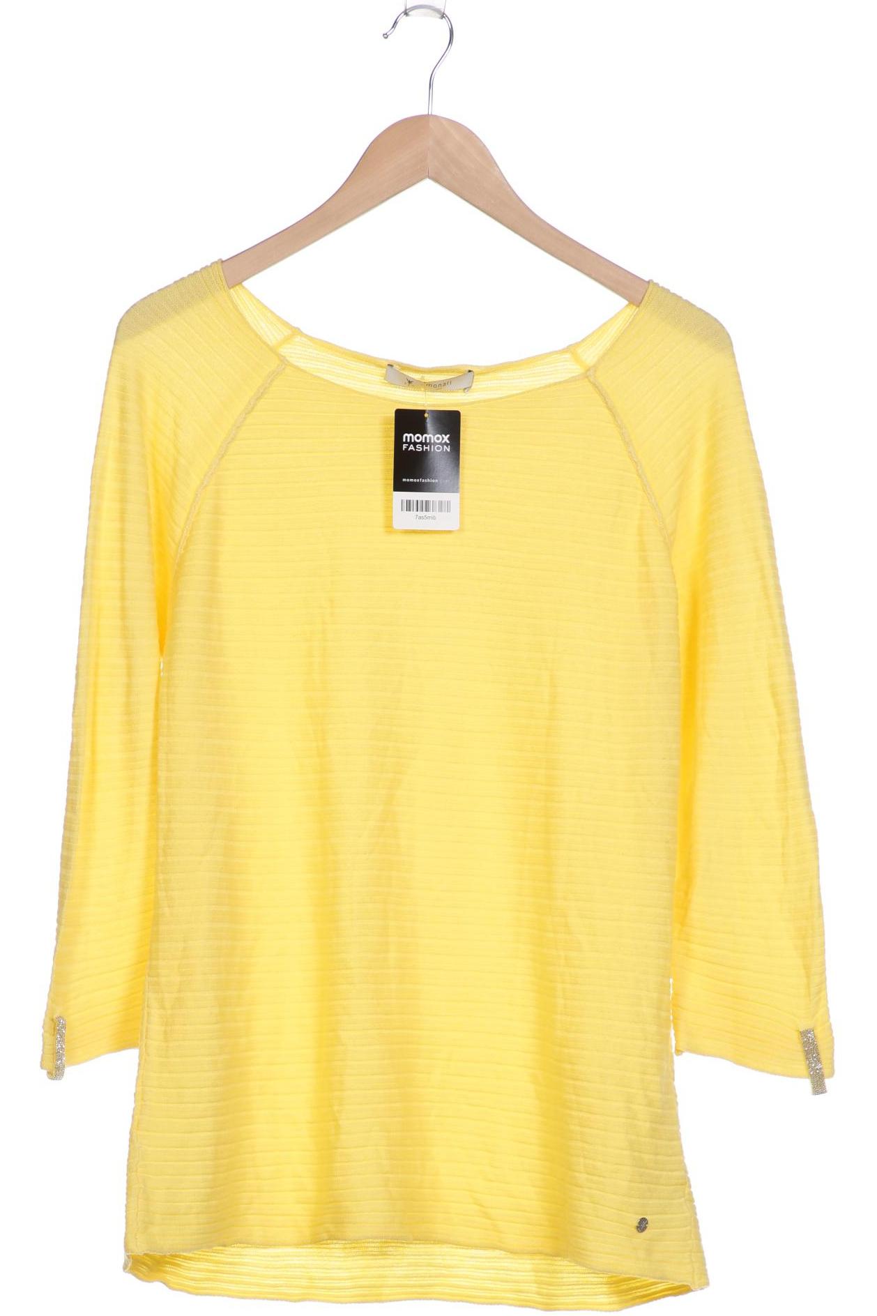 

monari Damen Pullover, gelb, Gr. 40