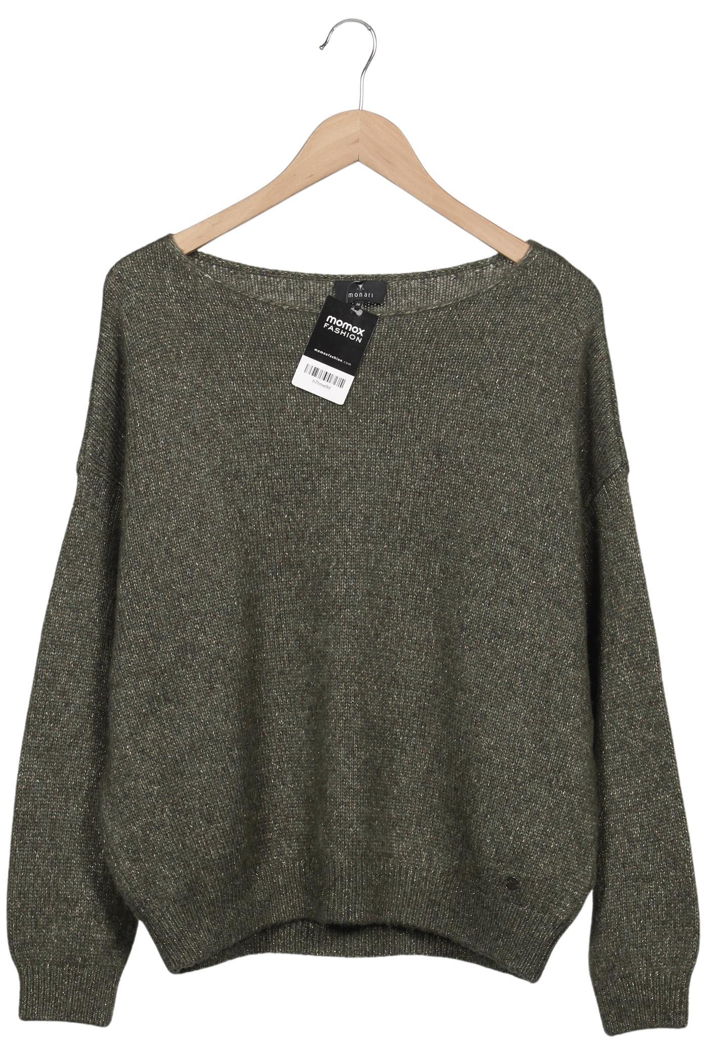 

monari Damen Pullover, grün, Gr. 36