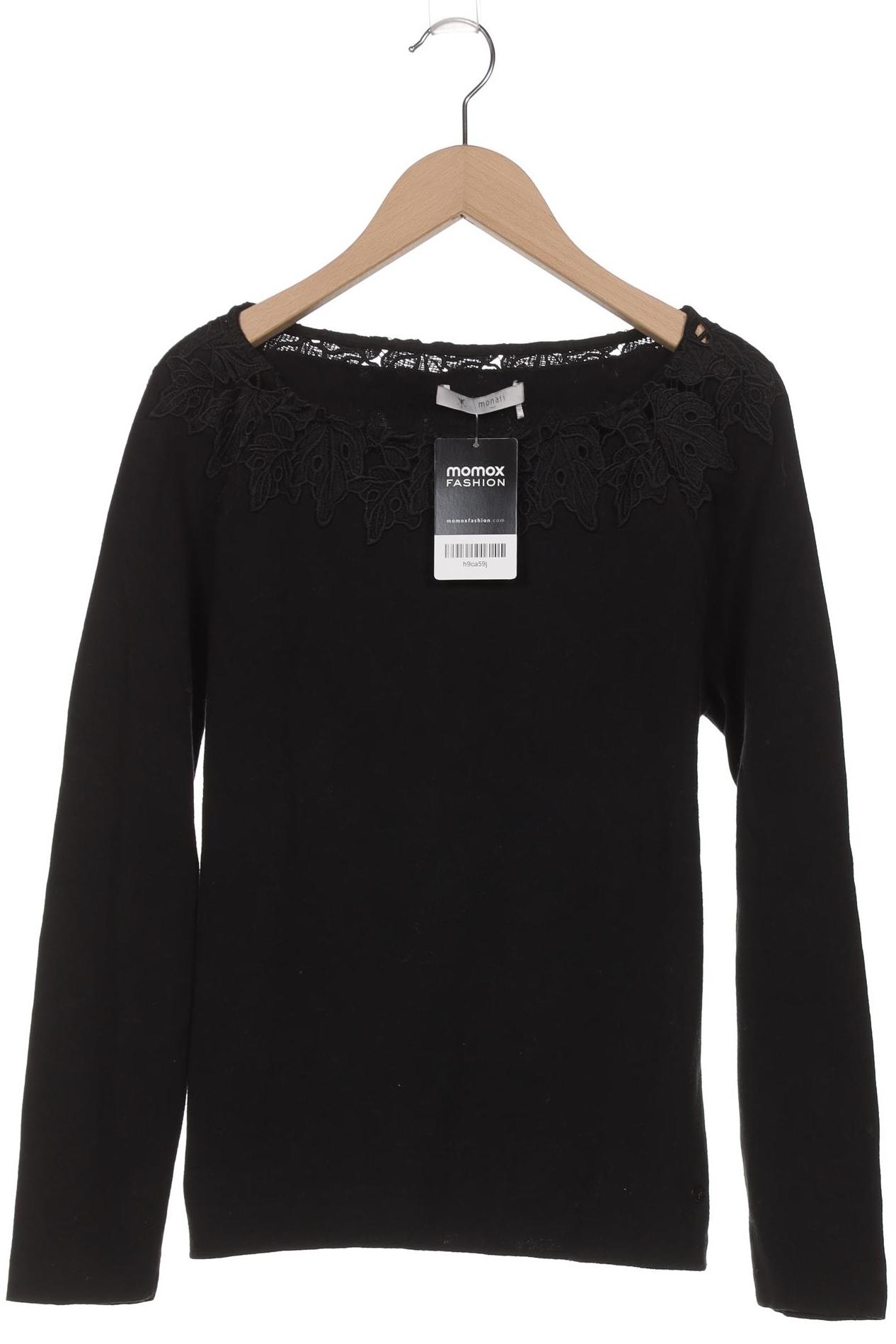 

monari Damen Pullover, schwarz, Gr. 38