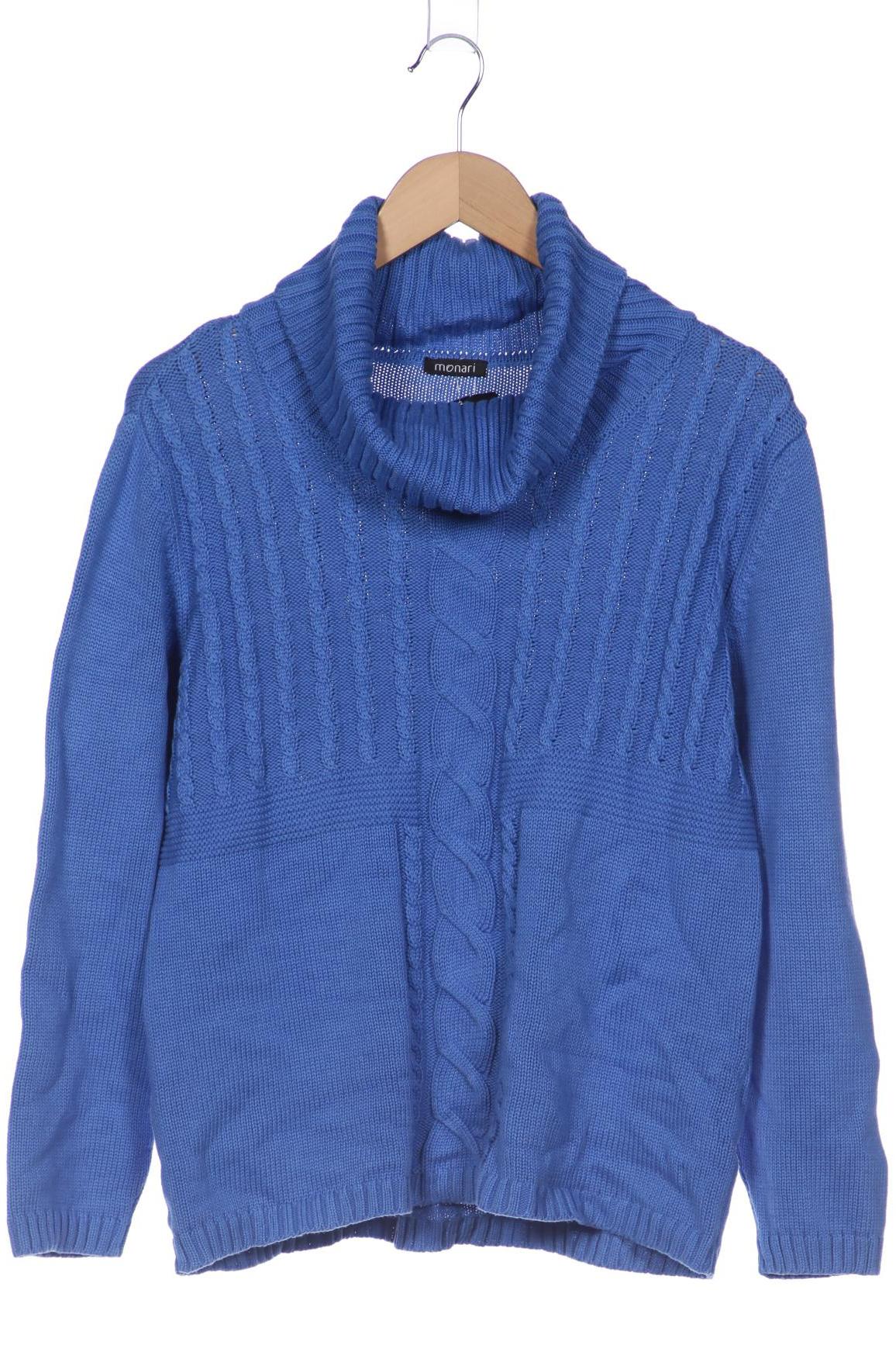 

monari Damen Pullover, blau, Gr. 46