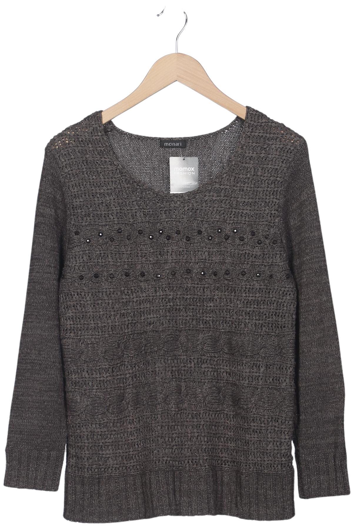 

monari Damen Pullover, grau, Gr. 42