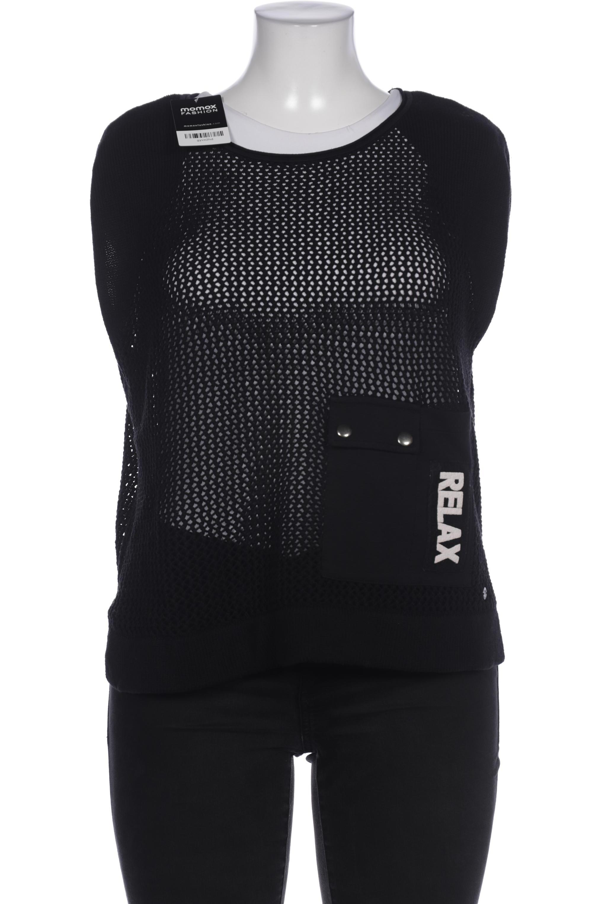 

monari Damen Pullover, schwarz, Gr. 38