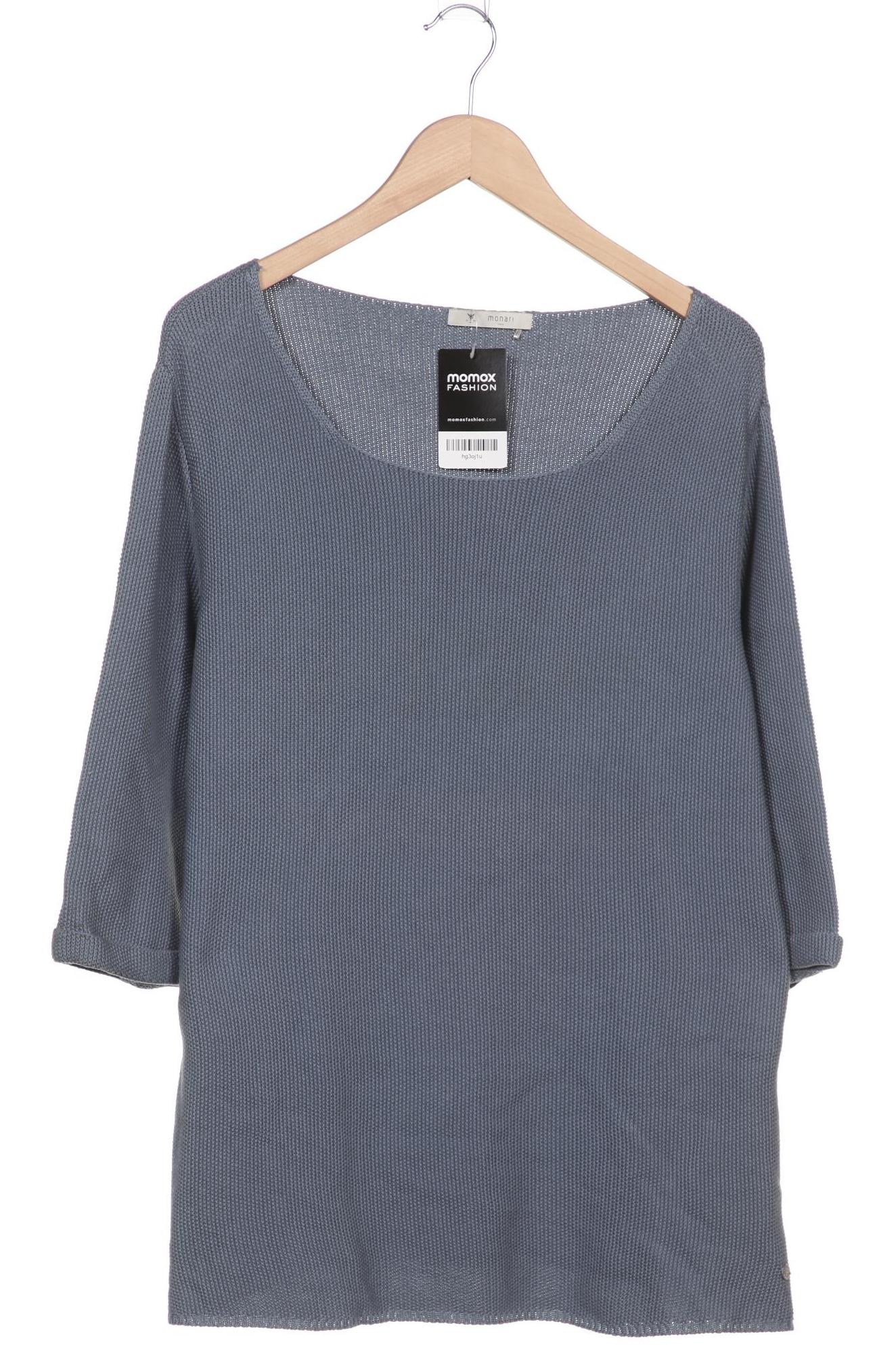 

monari Damen Pullover, blau, Gr. 48