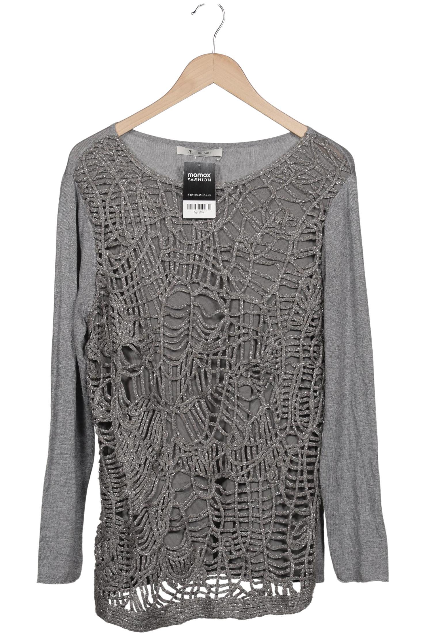

monari Damen Pullover, grau, Gr. 44