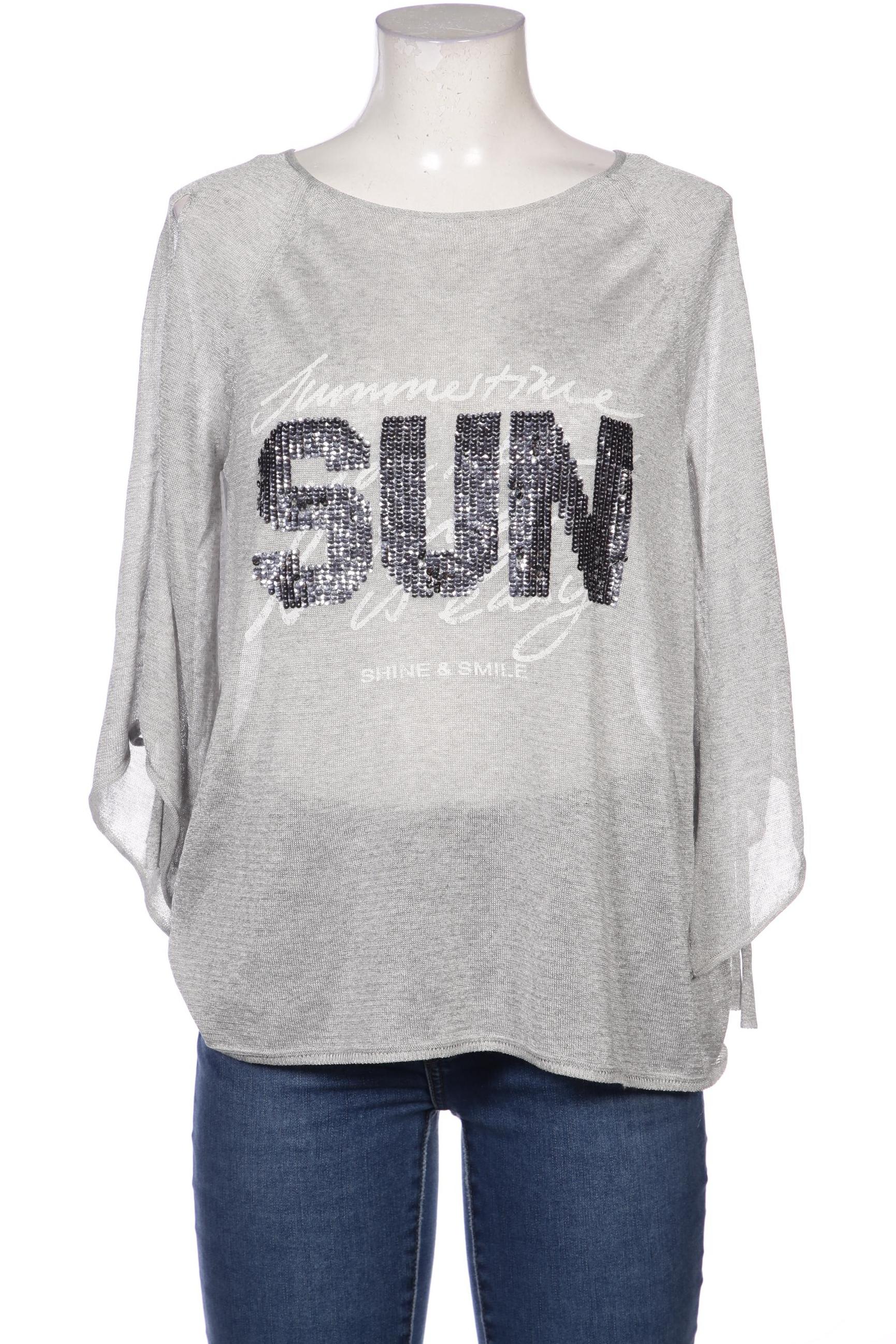 

monari Damen Pullover, grau, Gr. 42