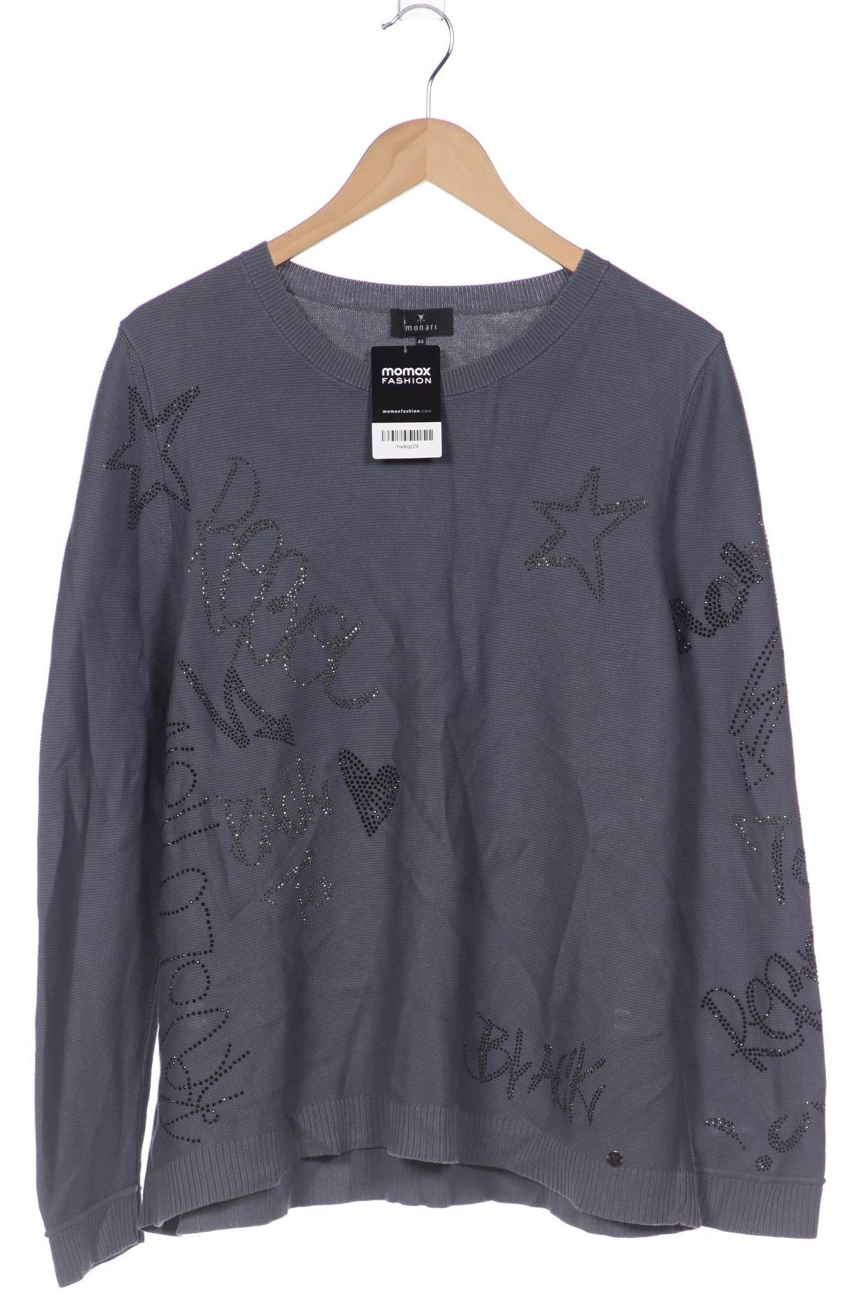 

monari Damen Pullover, blau, Gr. 44