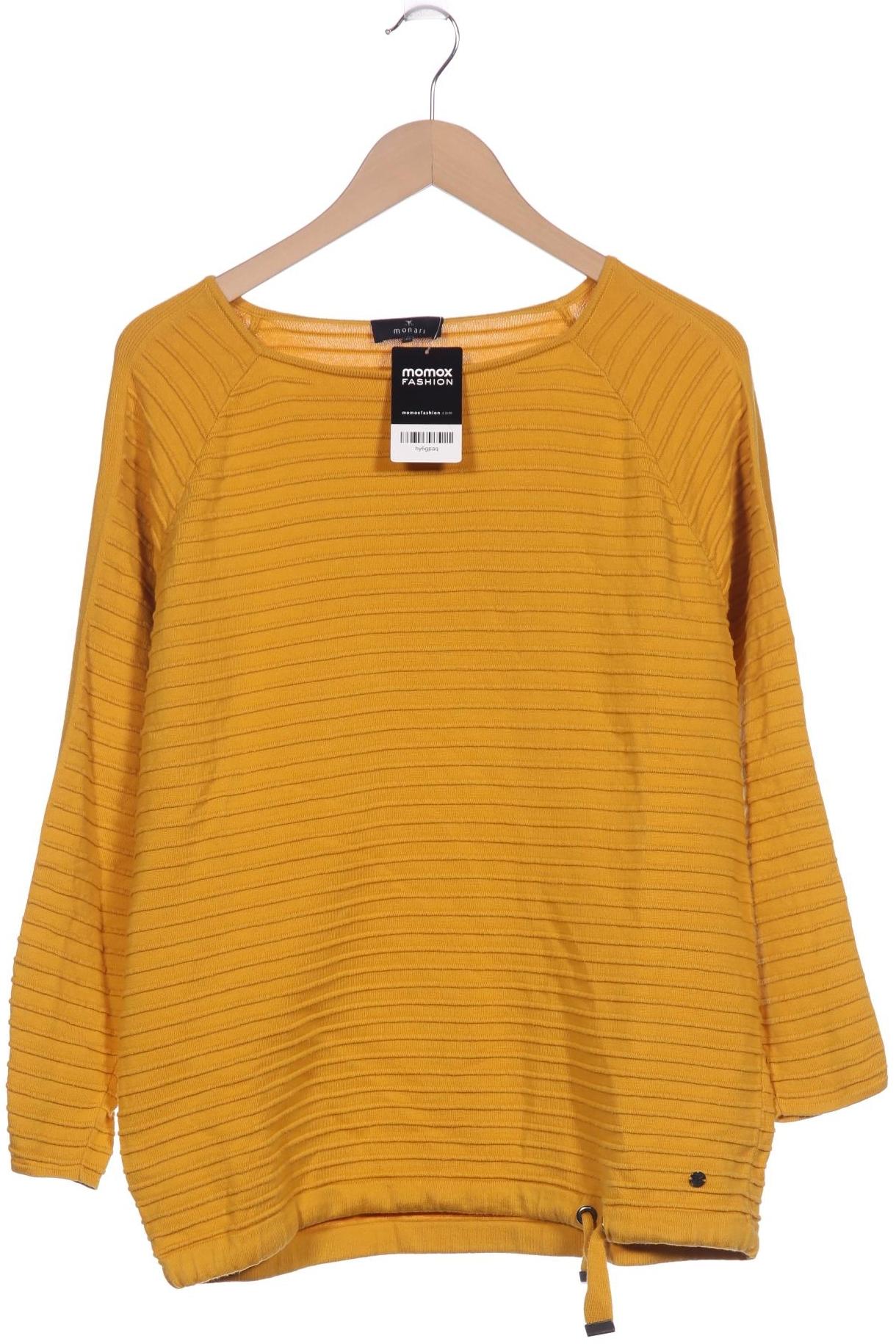 

monari Damen Pullover, gelb, Gr. 42