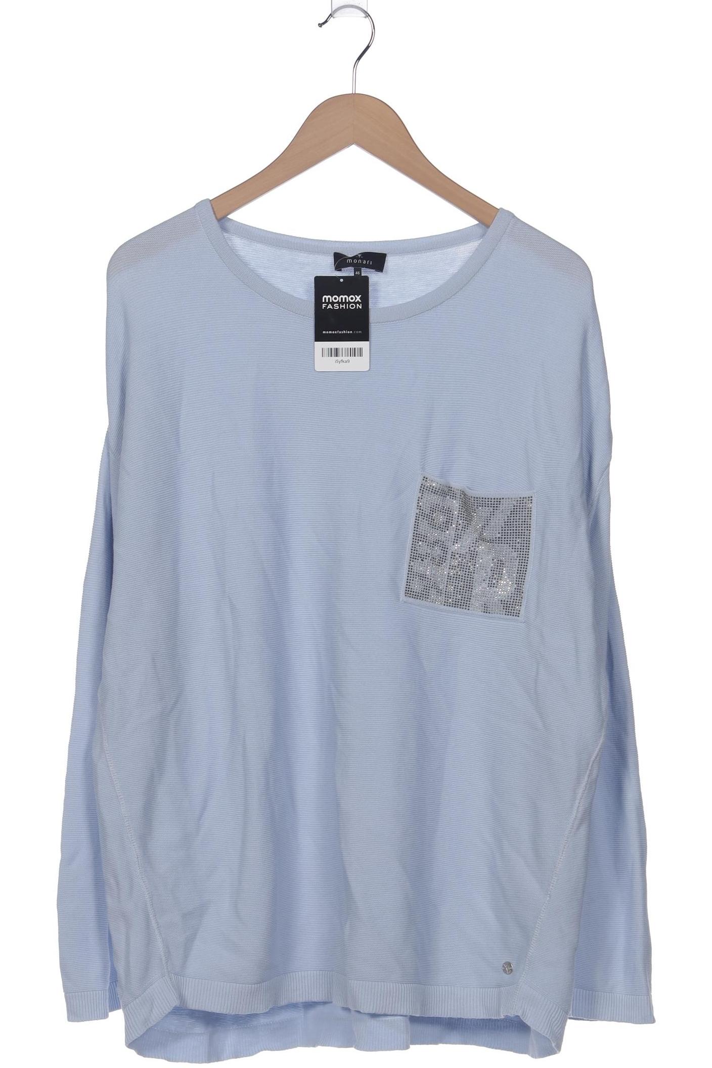 

monari Damen Pullover, blau, Gr. 46