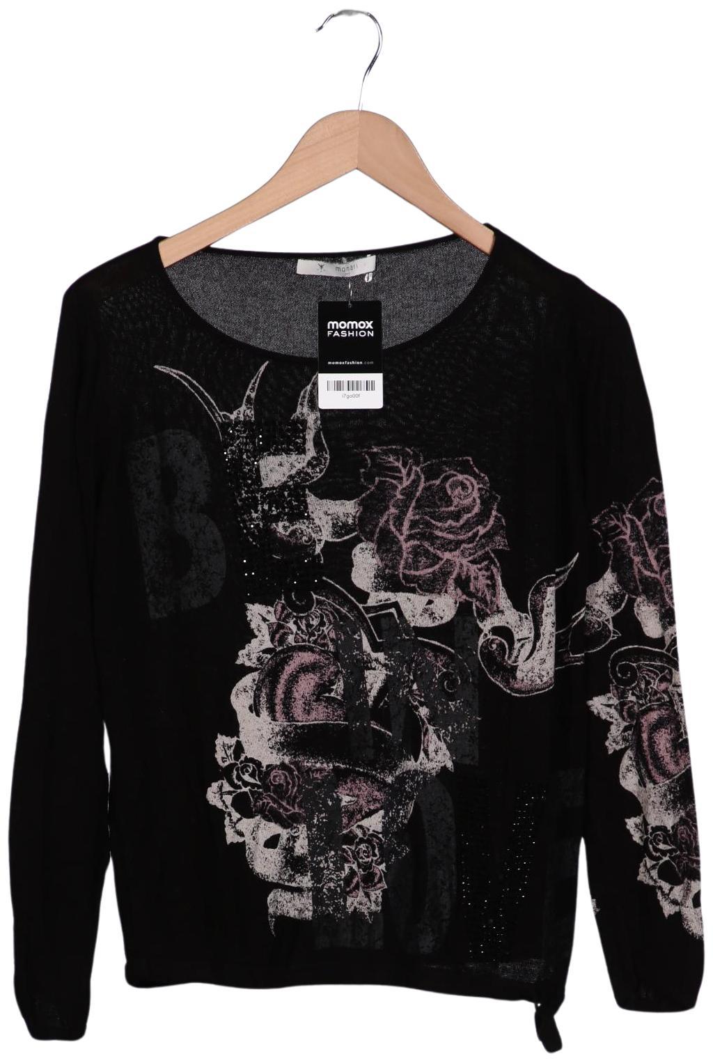 

monari Damen Pullover, schwarz, Gr. 38