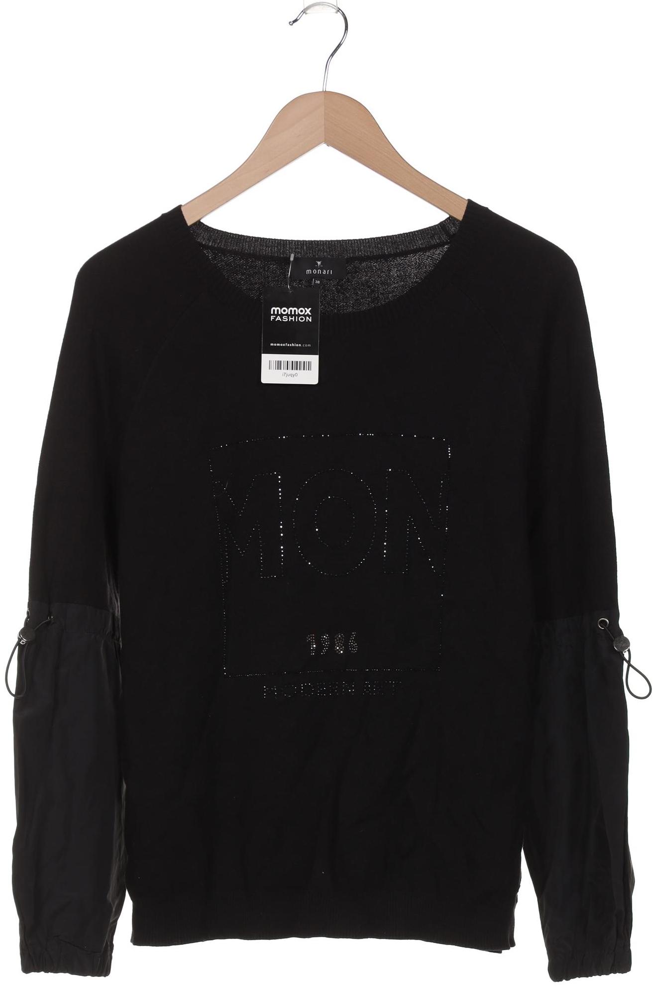 

monari Damen Pullover, schwarz, Gr. 38
