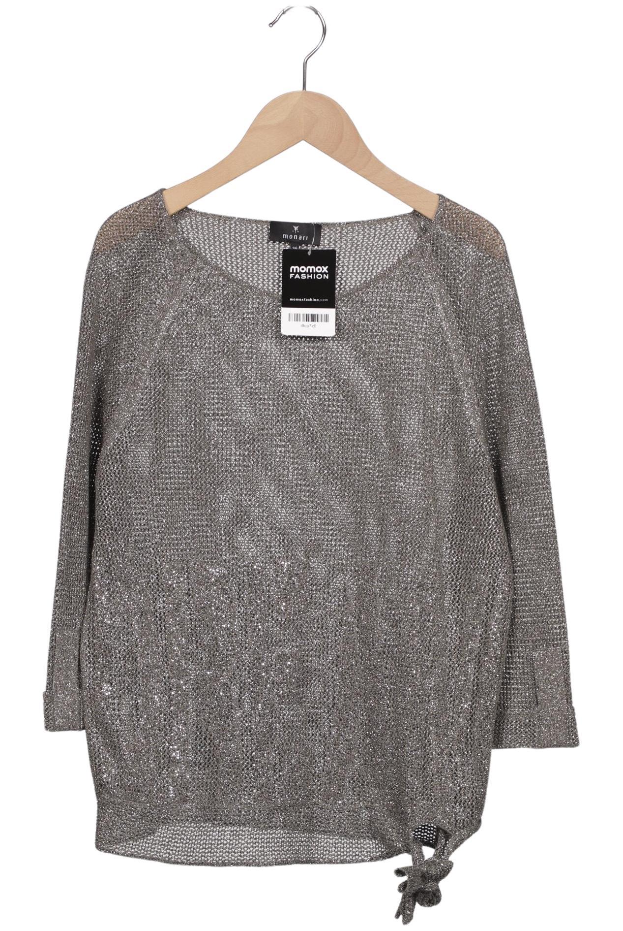 

monari Damen Pullover, grau, Gr. 36
