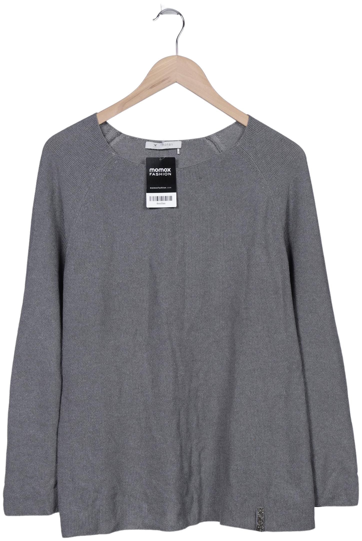 

monari Damen Pullover, grau, Gr. 42