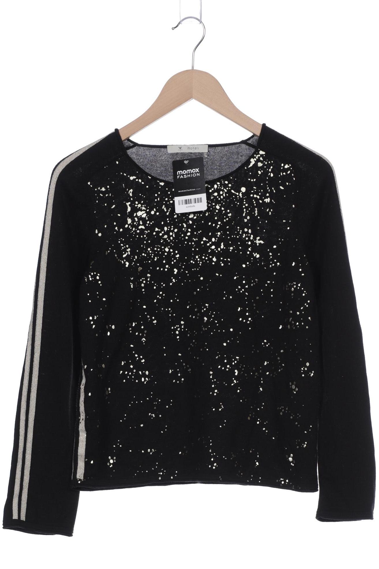 

monari Damen Pullover, schwarz, Gr. 36