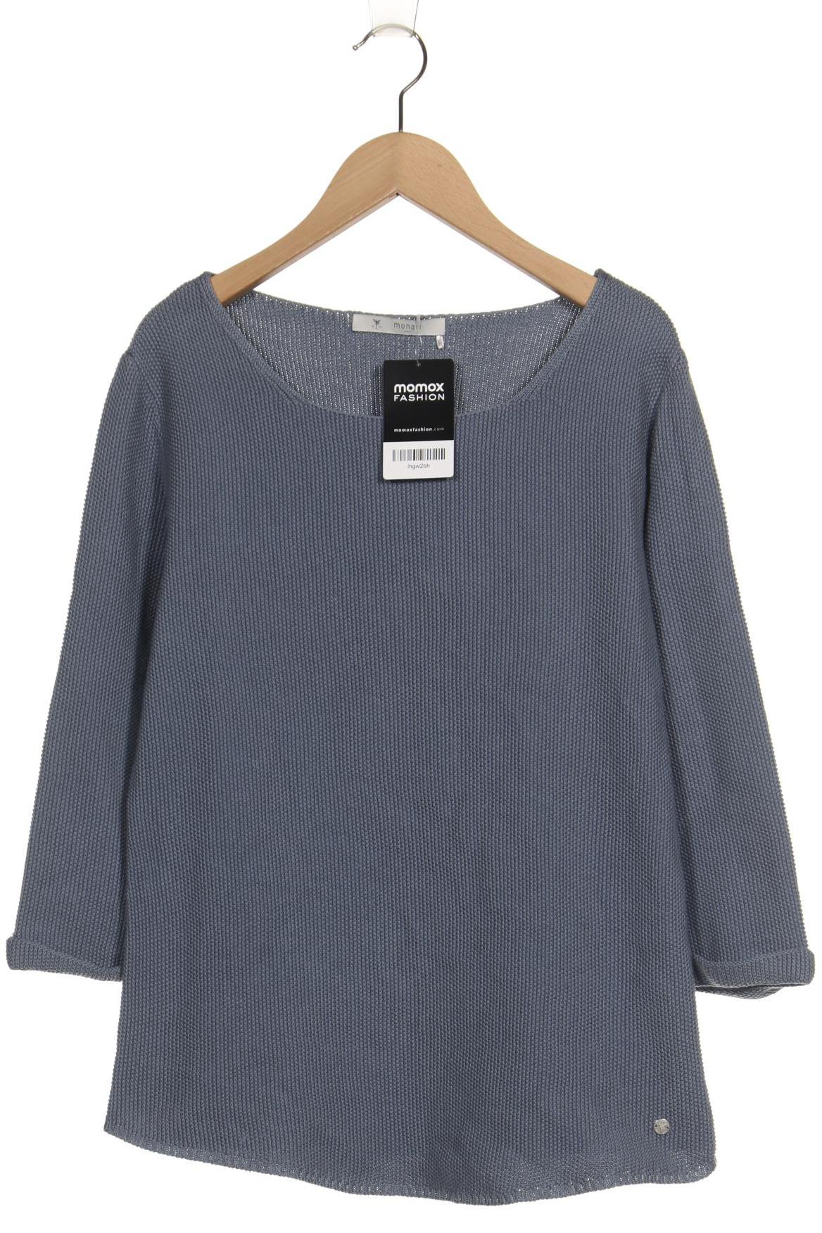 

monari Damen Pullover, blau, Gr. 38