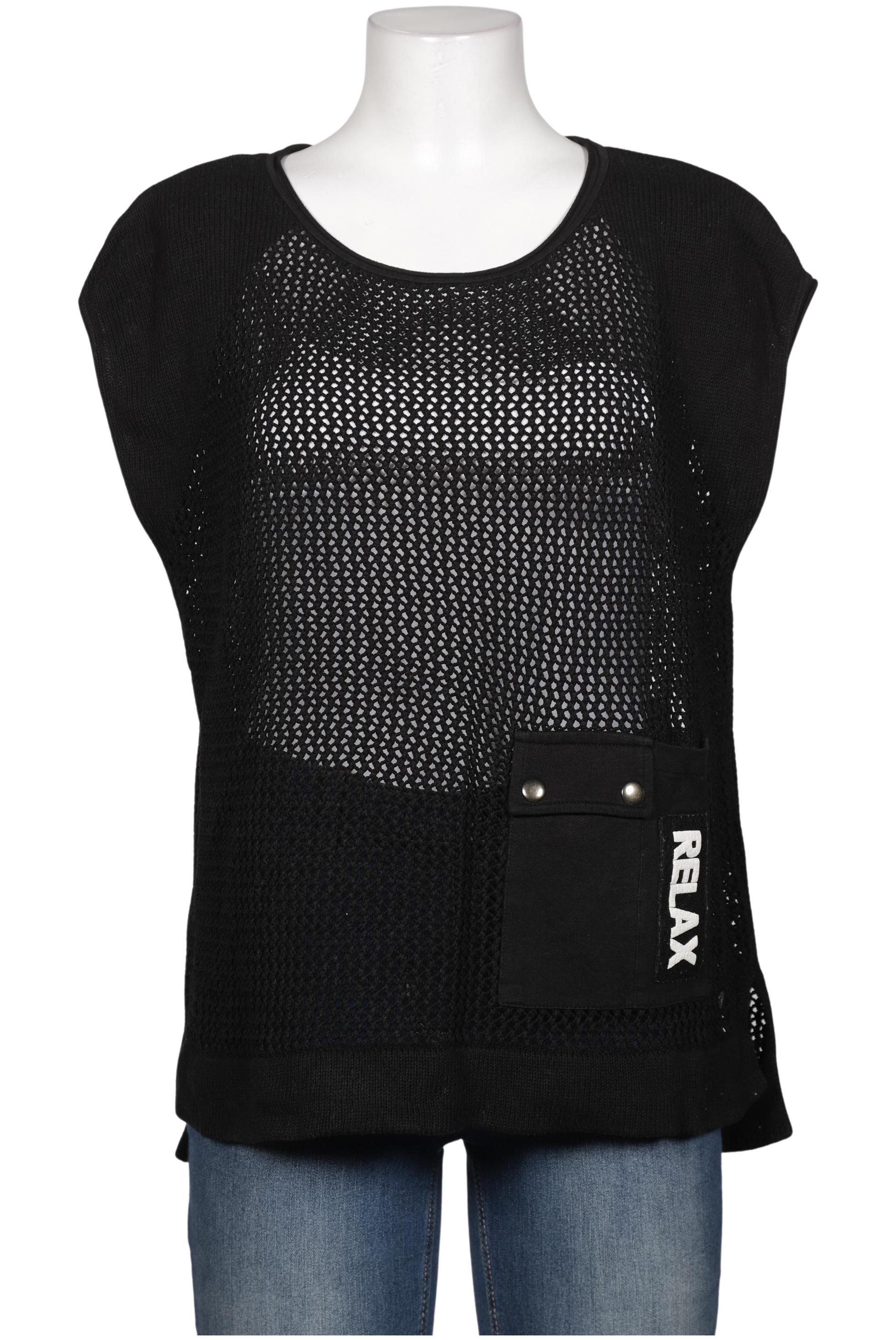 

monari Damen Pullover, schwarz, Gr. 42