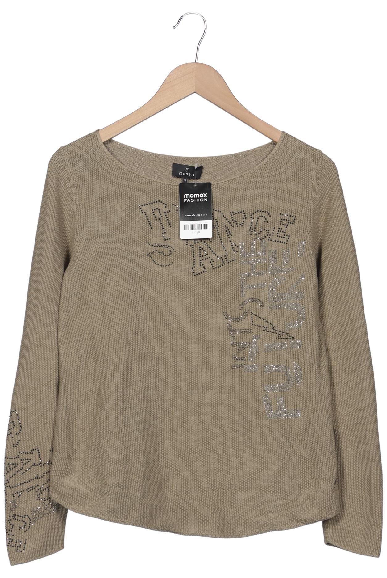 

monari Damen Pullover, grün, Gr. 36