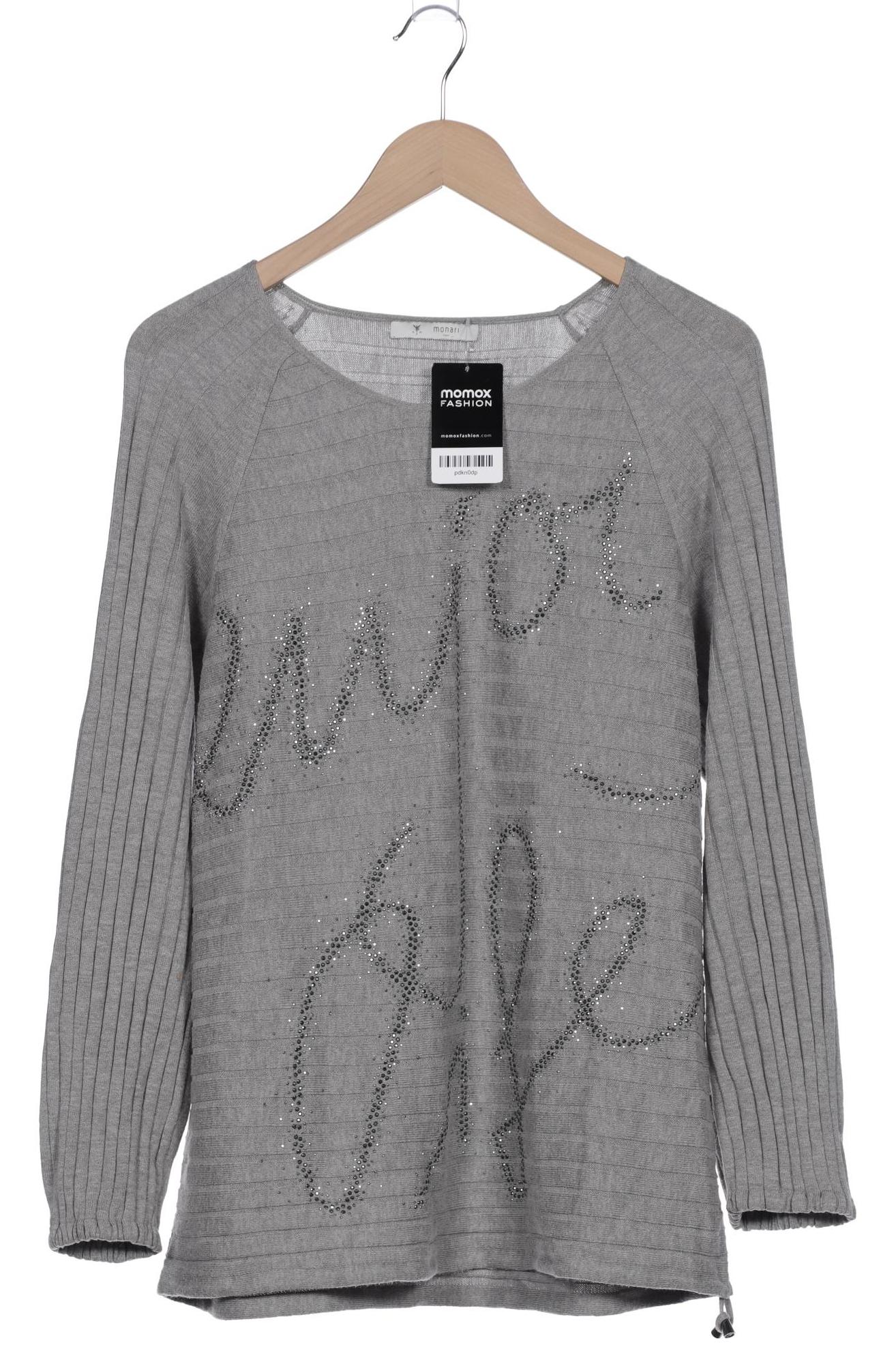 

monari Damen Pullover, grau, Gr. 44