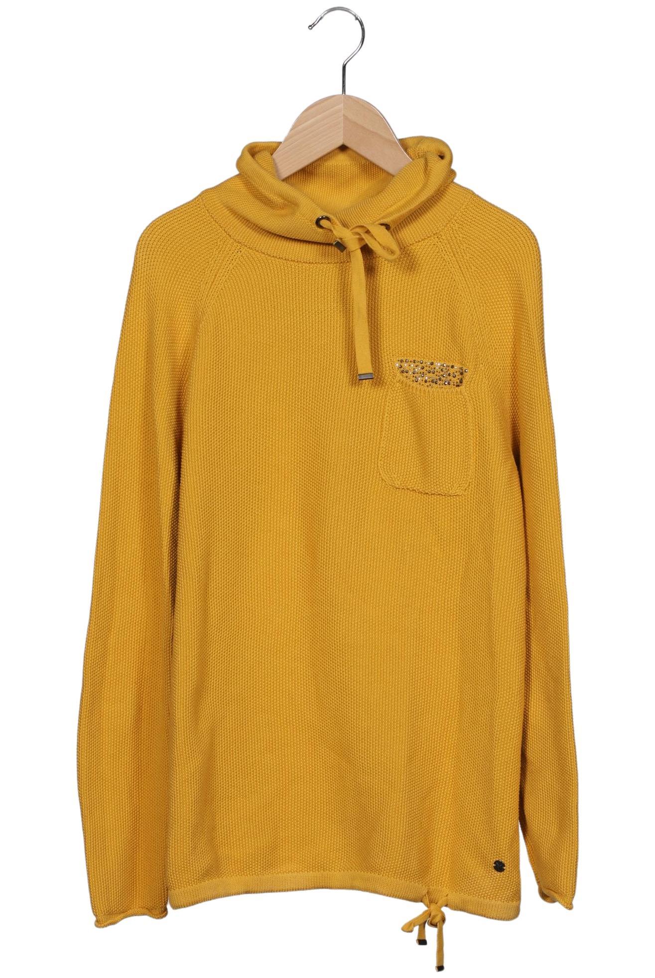 

monari Damen Pullover, gelb, Gr. 38
