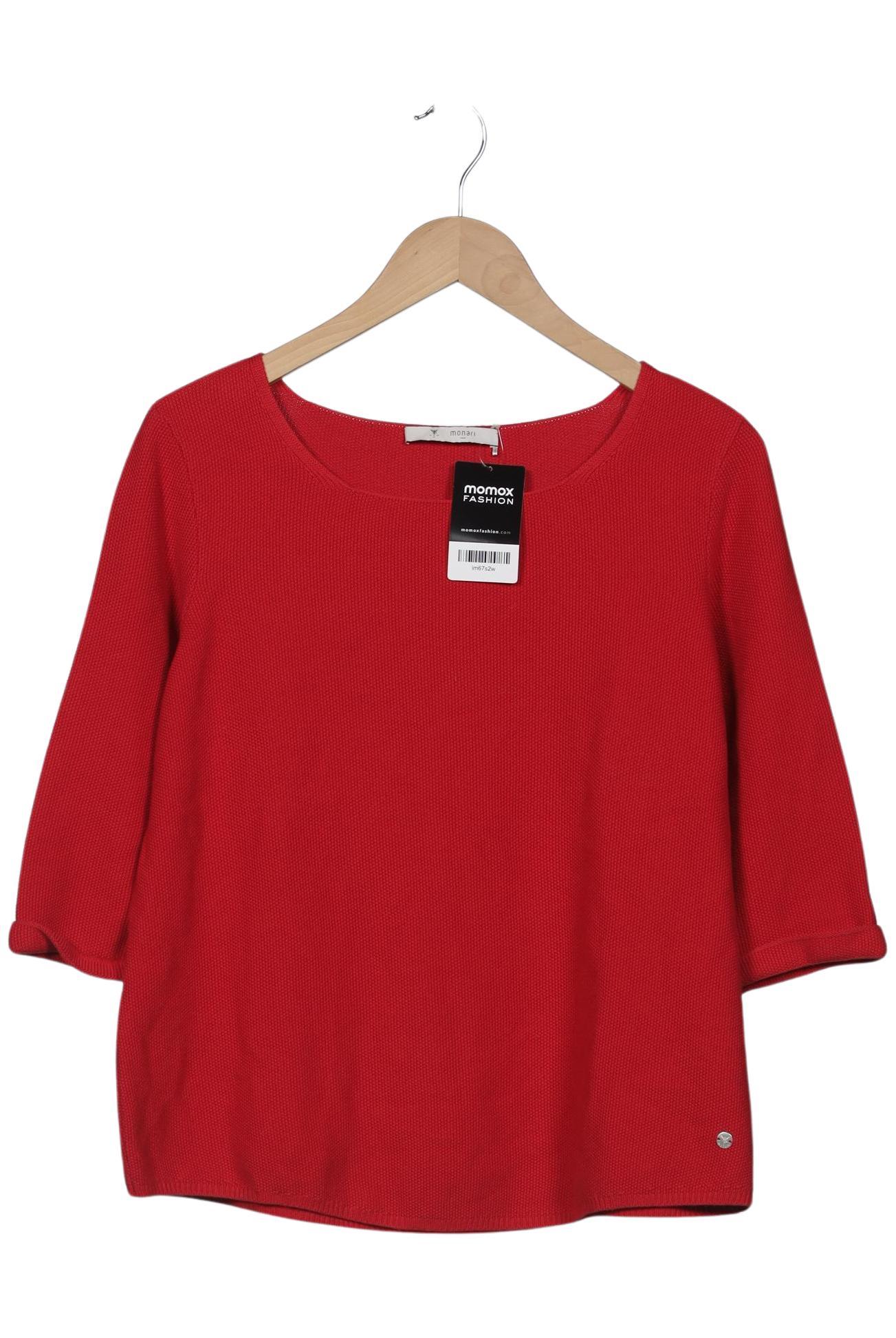 

monari Damen Pullover, rot, Gr. 42