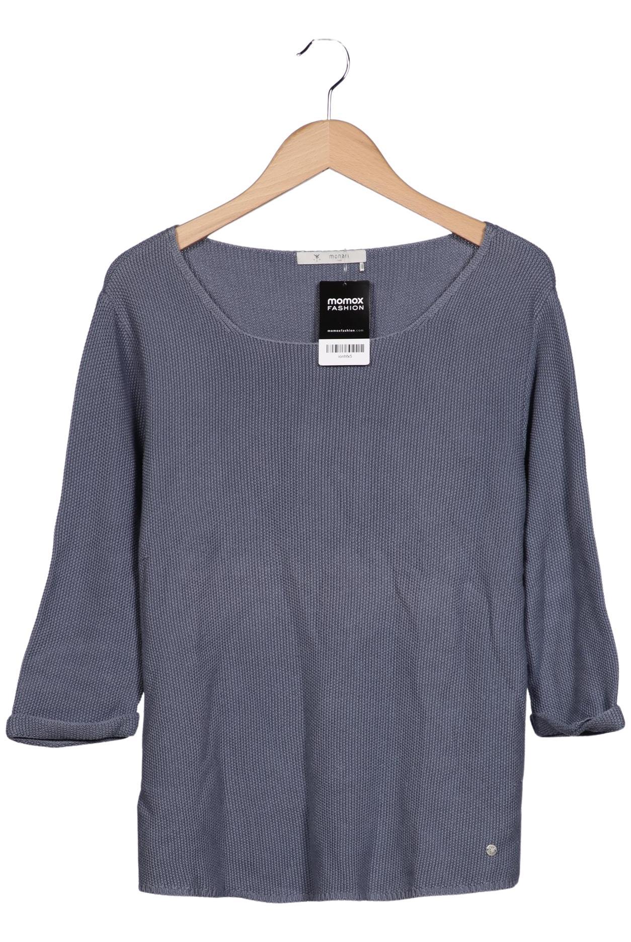 

monari Damen Pullover, blau, Gr. 42