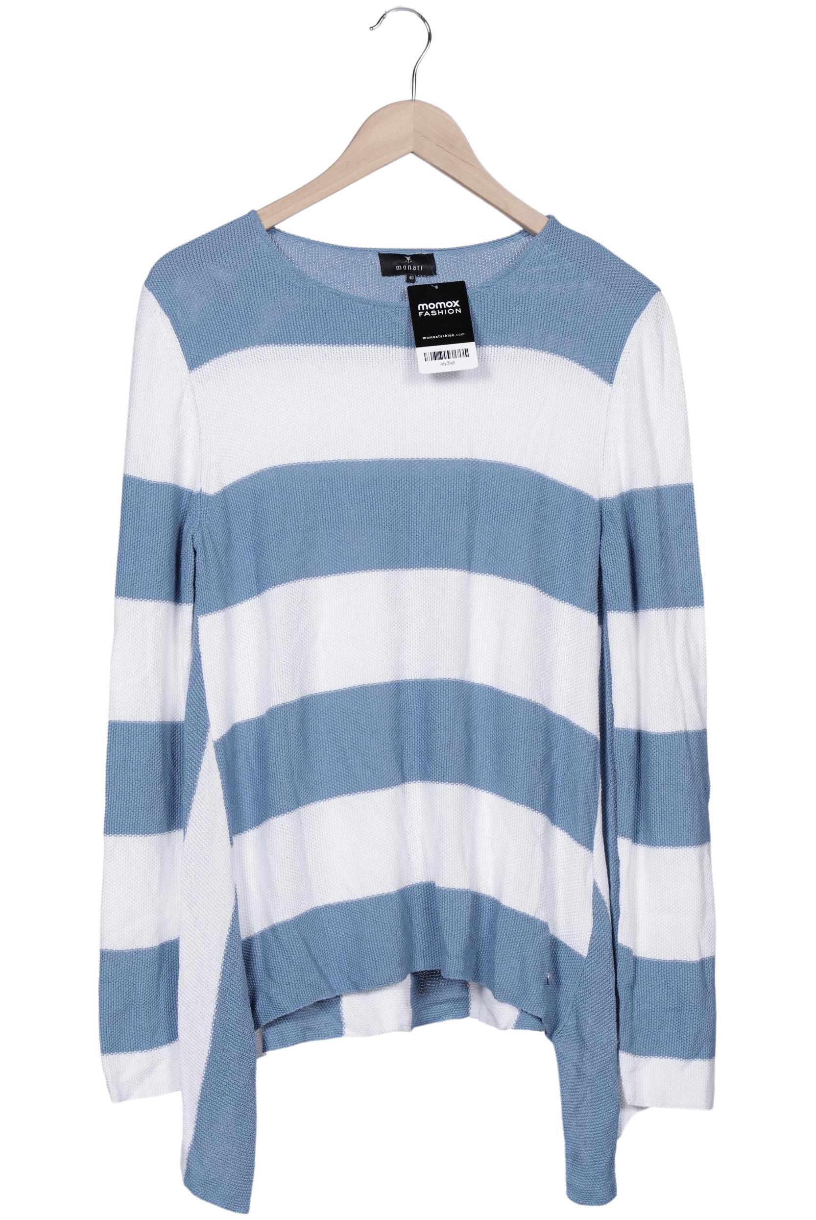 

monari Damen Pullover, blau, Gr. 40