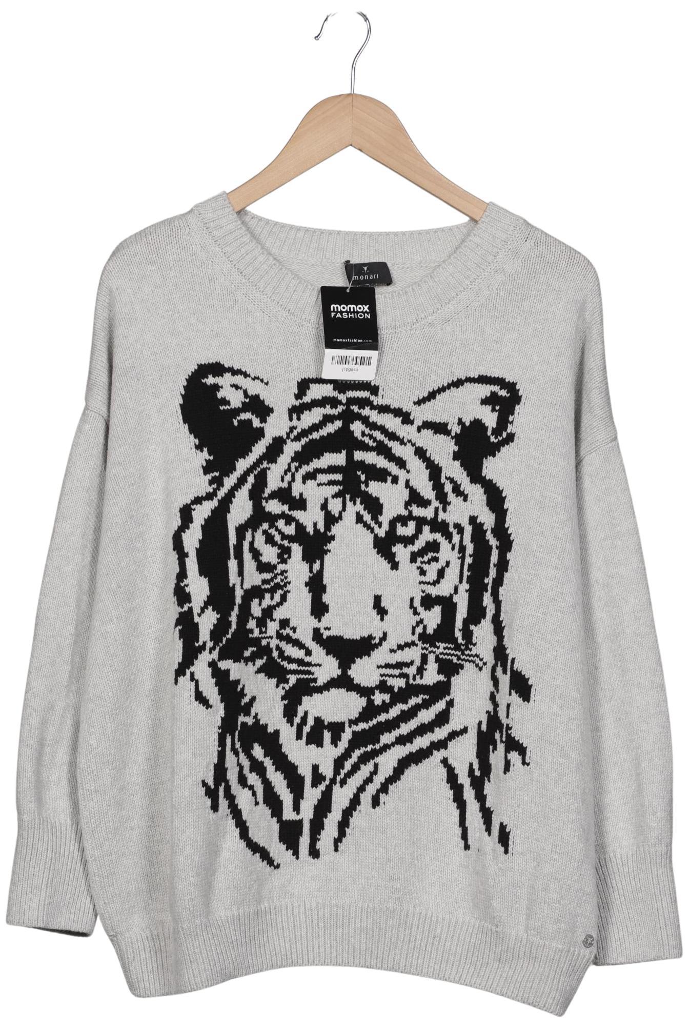 

monari Damen Pullover, grau, Gr. 44