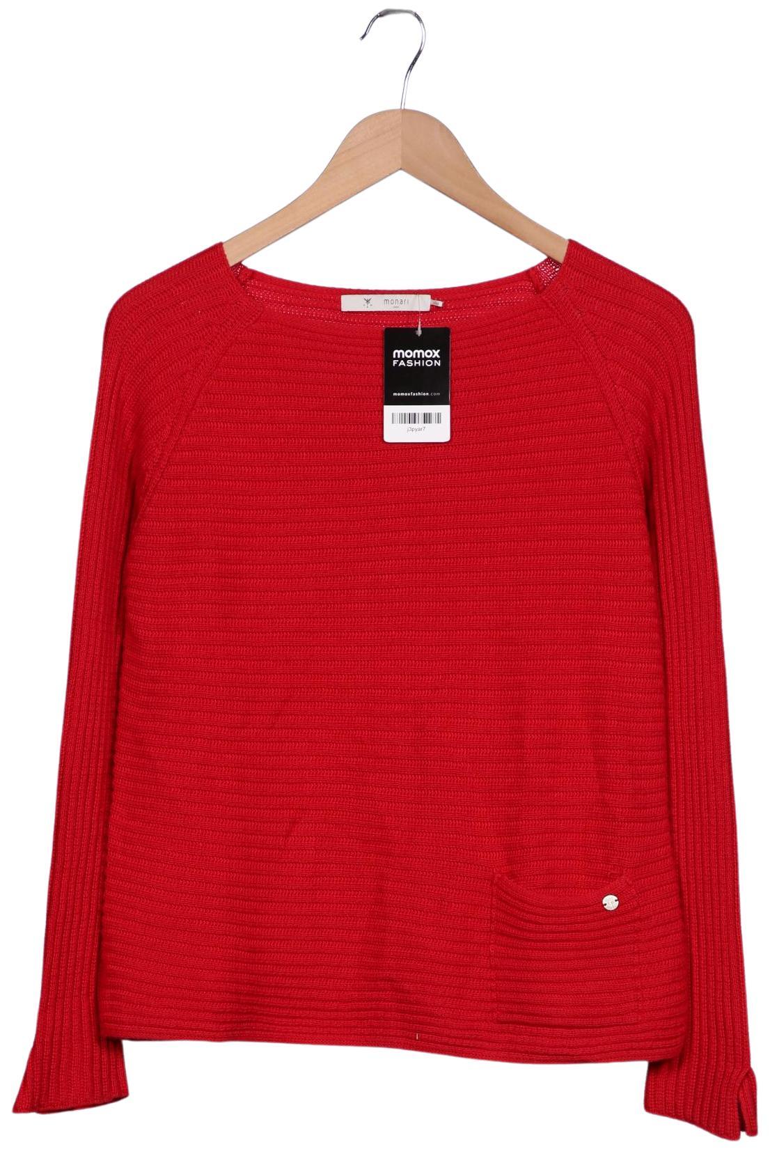 

monari Damen Pullover, rot, Gr. 36