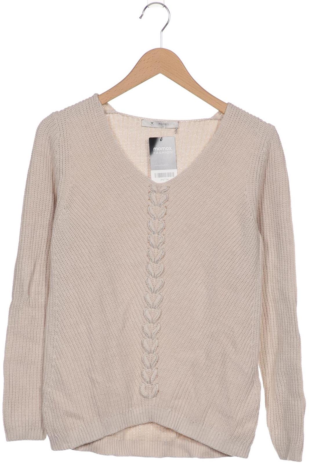 

monari Damen Pullover, cremeweiß
