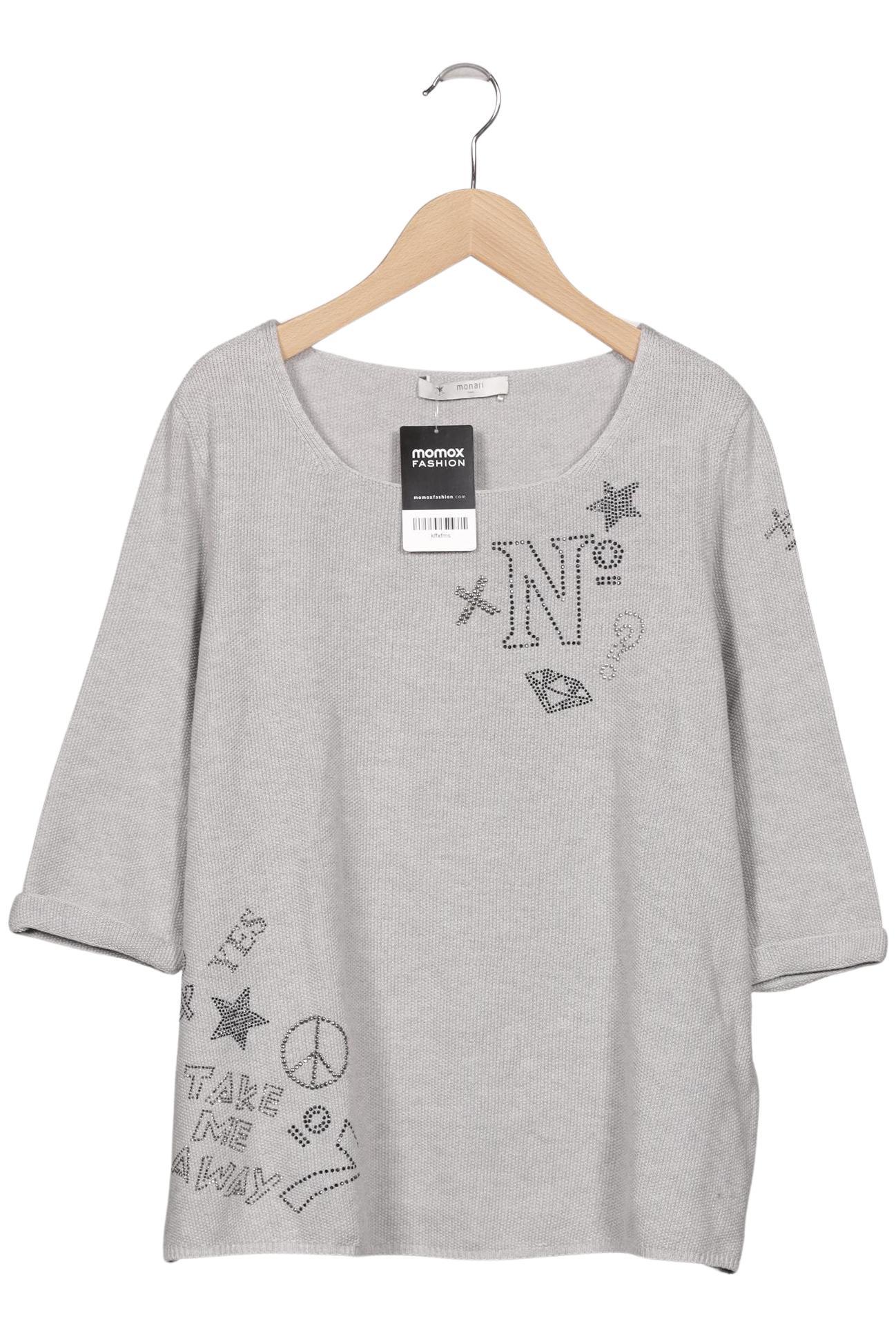 

monari Damen Pullover, grau, Gr. 44