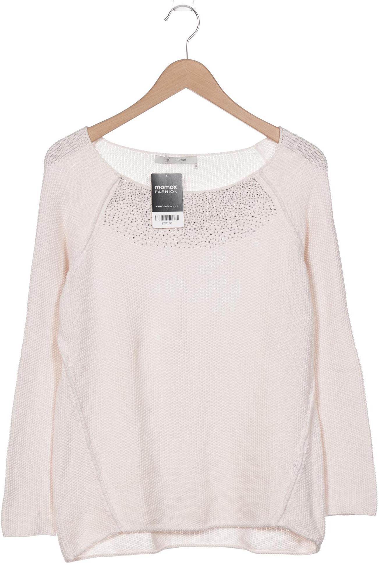 

monari Damen Pullover, cremeweiß