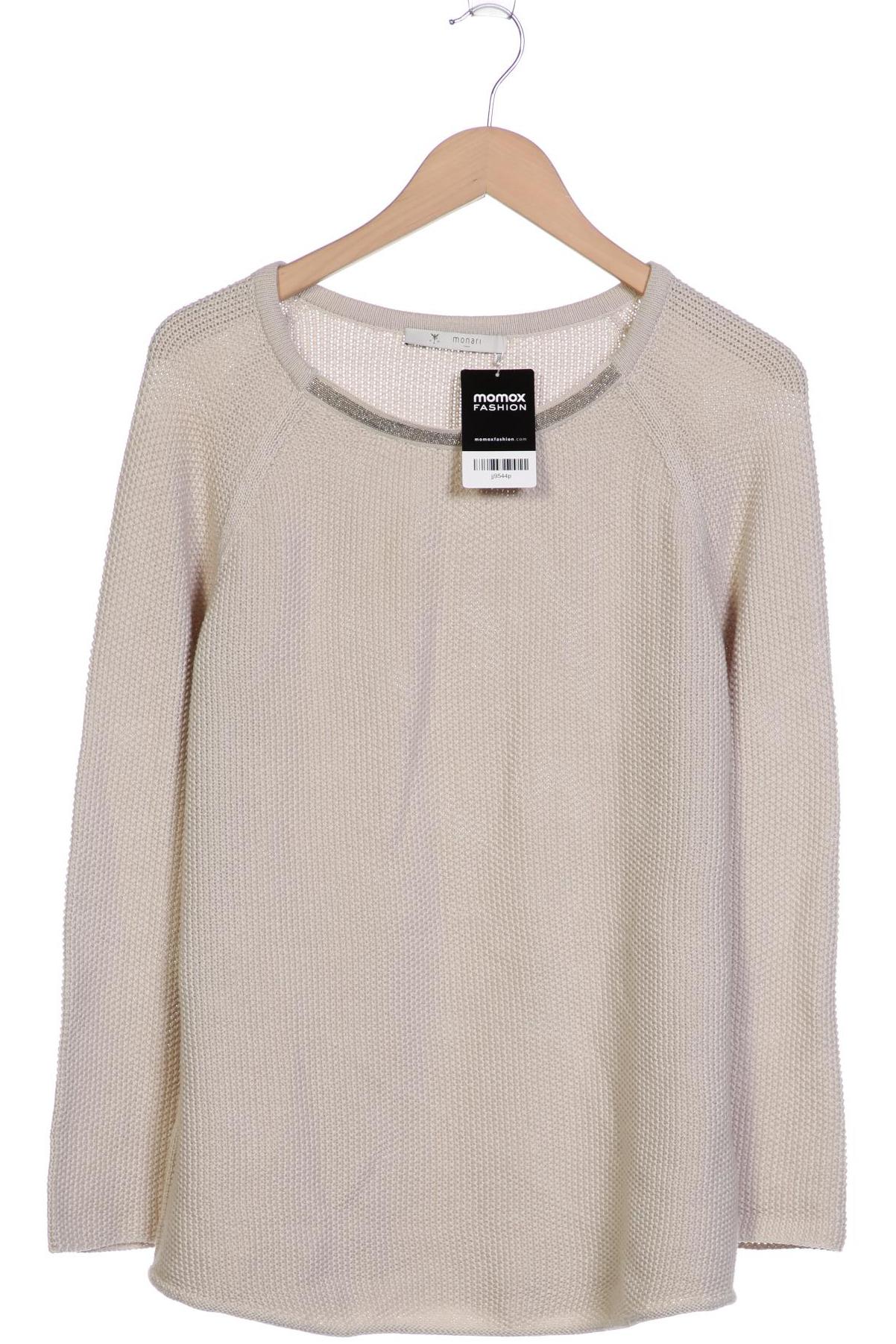 

monari Damen Pullover, cremeweiß