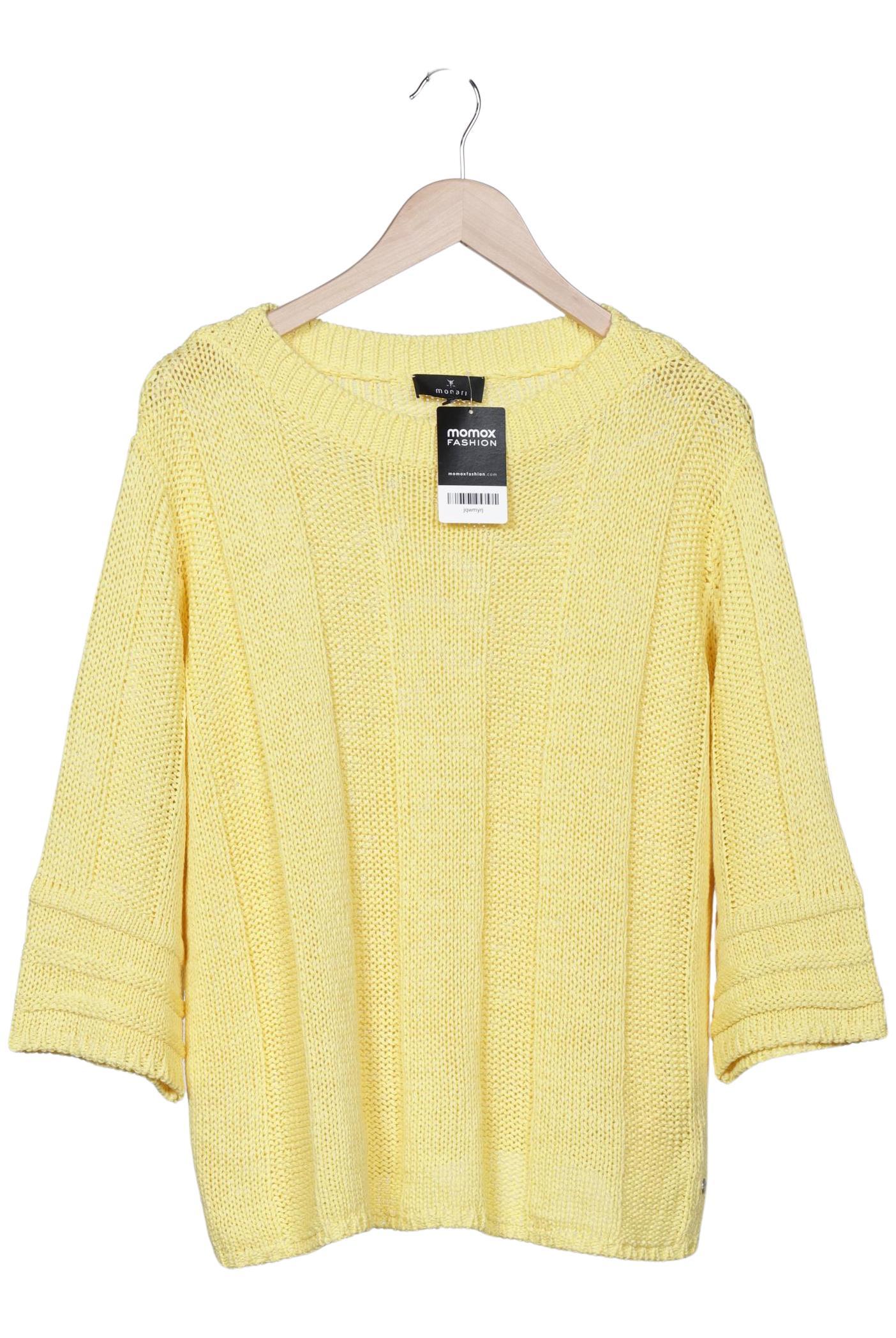 

monari Damen Pullover, gelb, Gr. 44