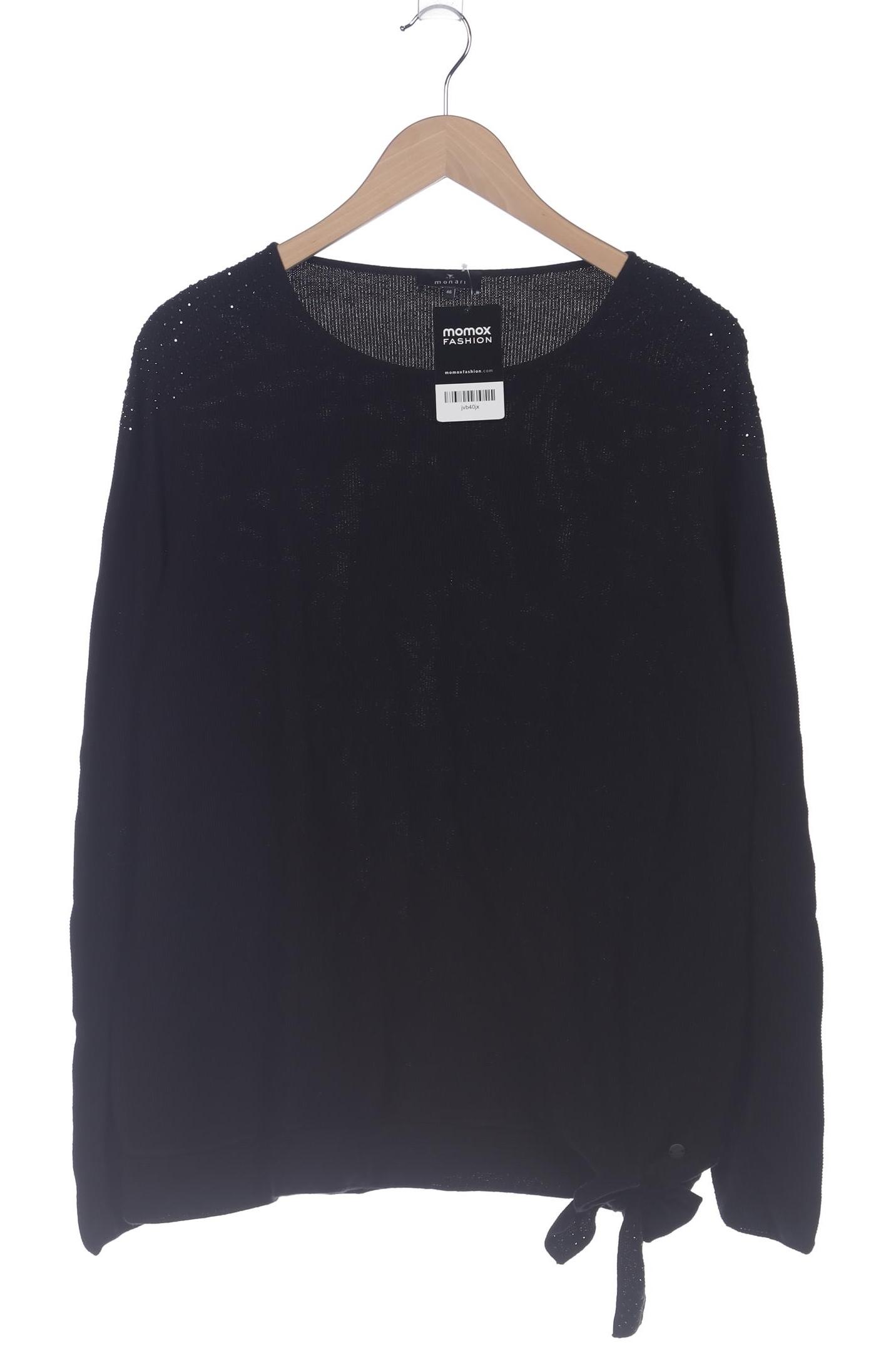 

monari Damen Pullover, schwarz, Gr. 46