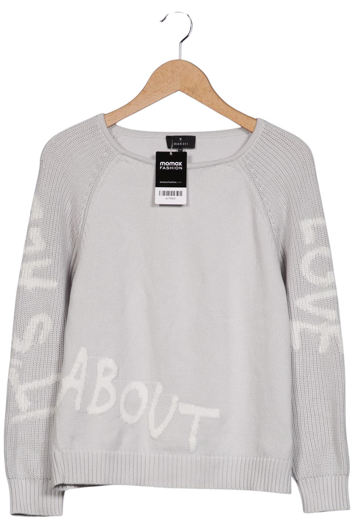 

monari Damen Pullover, grau, Gr. 38