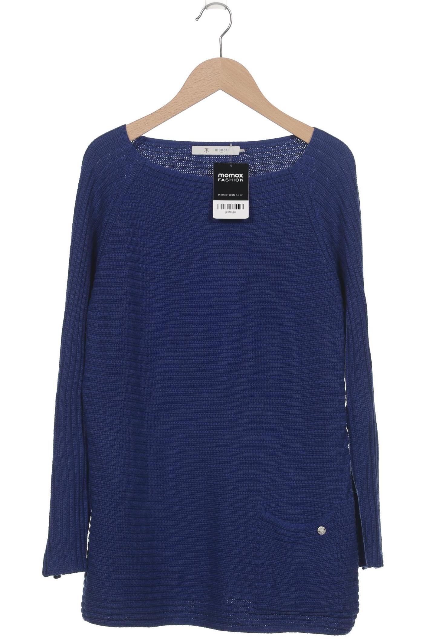 

monari Damen Pullover, blau, Gr. 38