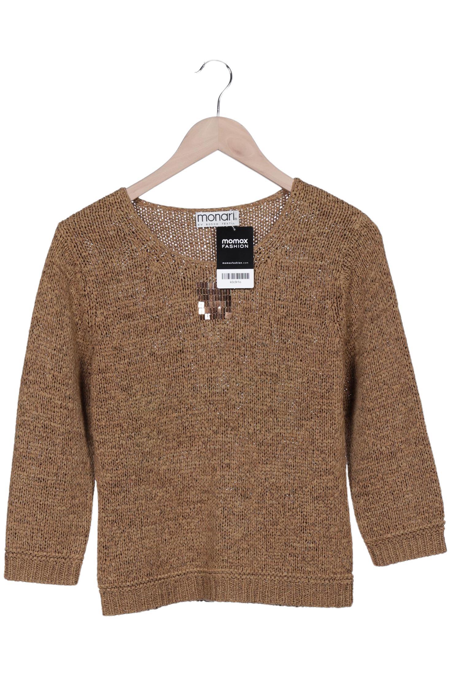 

monari Damen Pullover, beige, Gr. 36