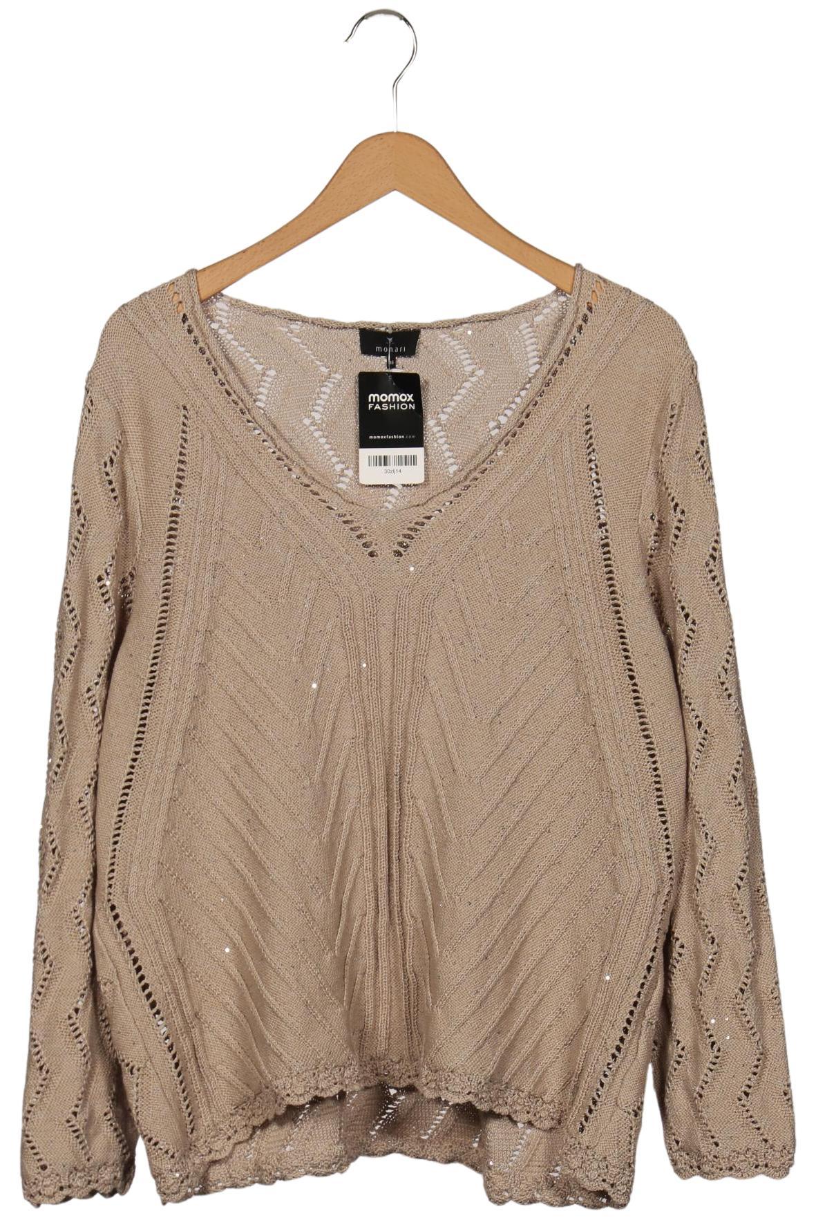 

monari Damen Pullover, beige, Gr. 46