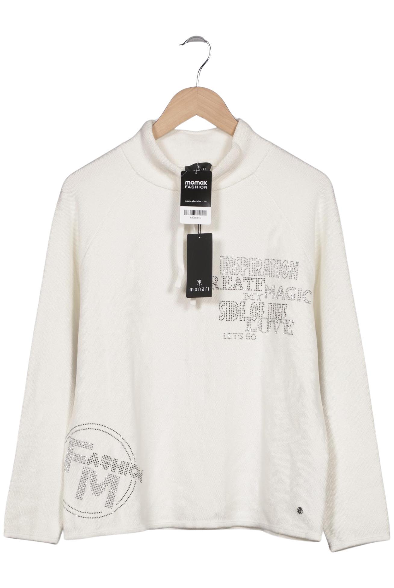 

monari Damen Pullover, weiß, Gr. 40