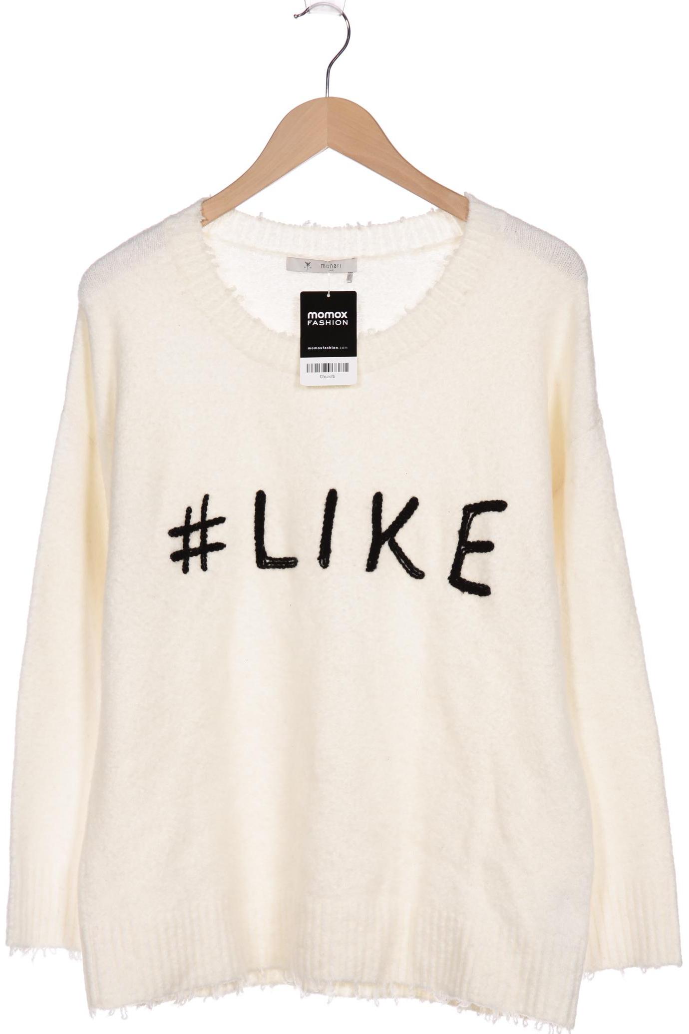 

monari Damen Pullover, cremeweiß