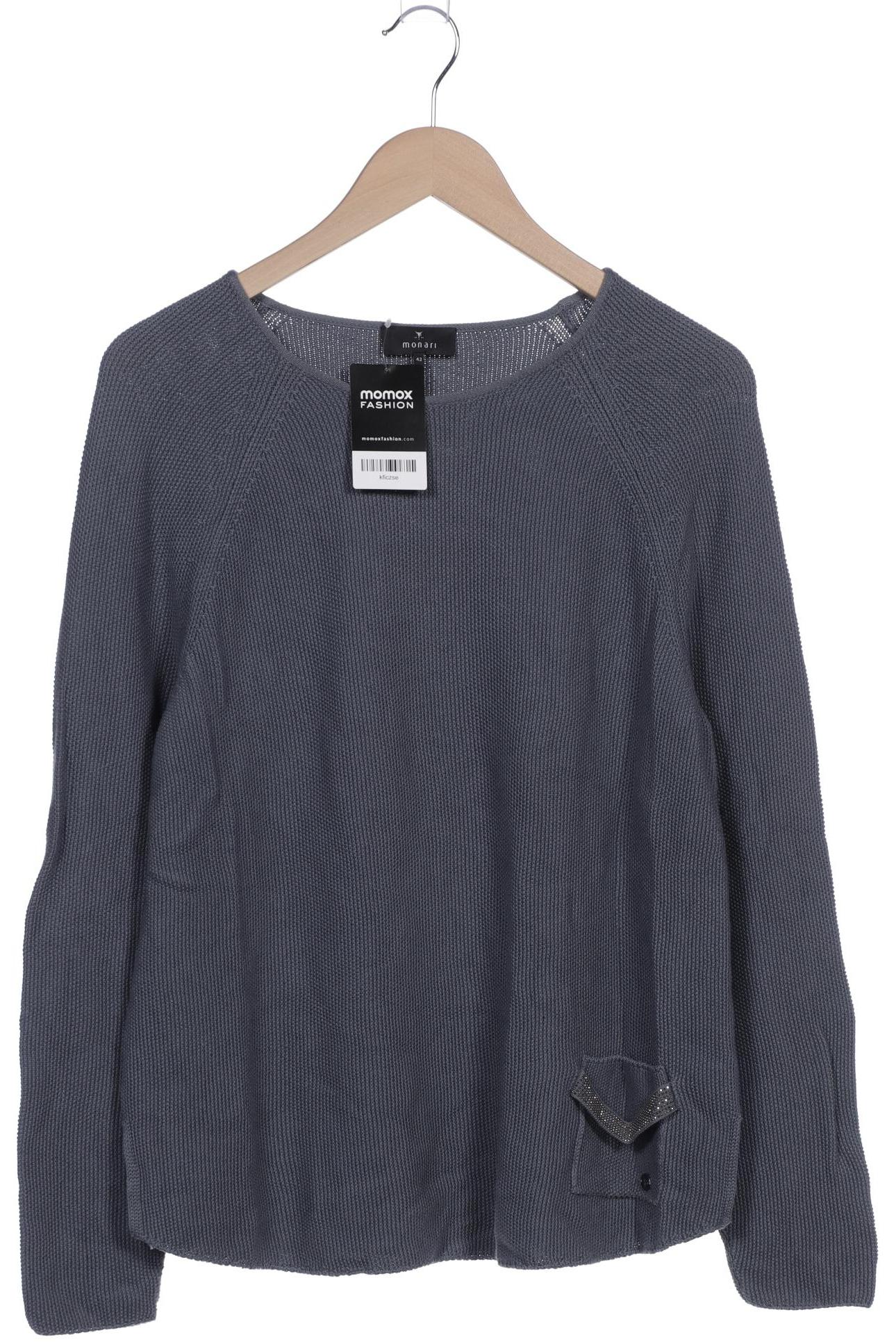 

monari Damen Pullover, blau, Gr. 42