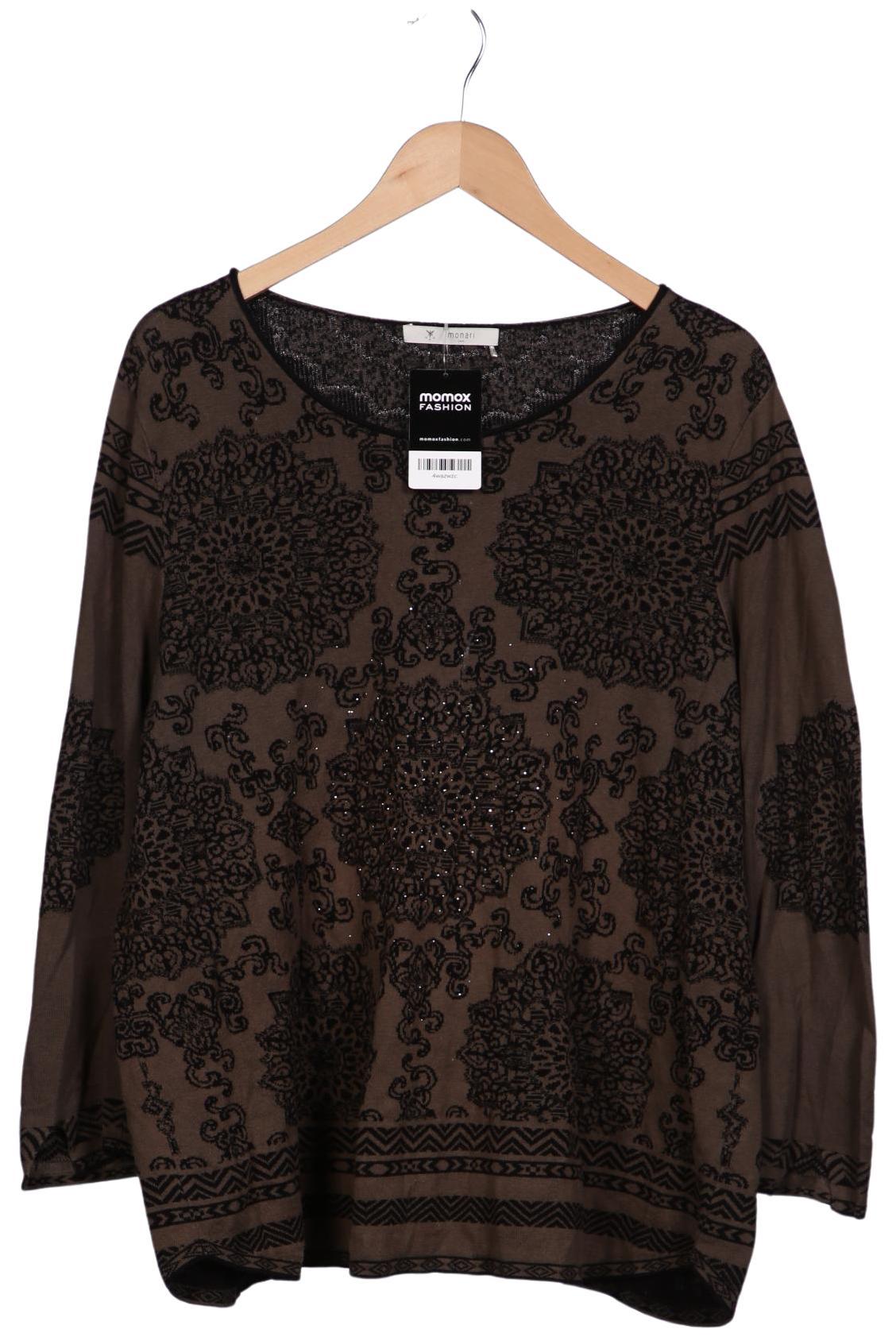 

monari Damen Pullover, braun, Gr. 46