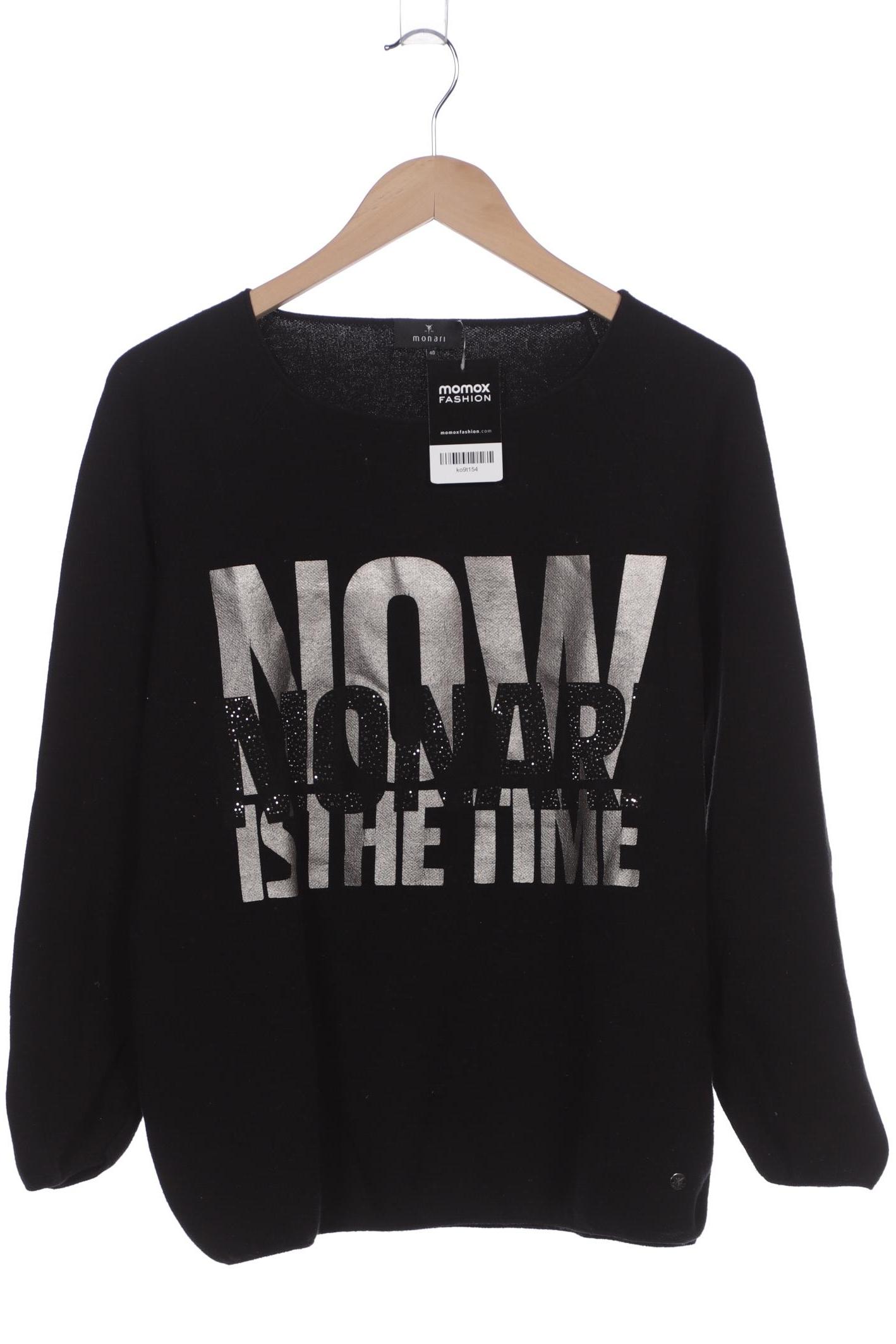 

monari Damen Pullover, schwarz, Gr. 40