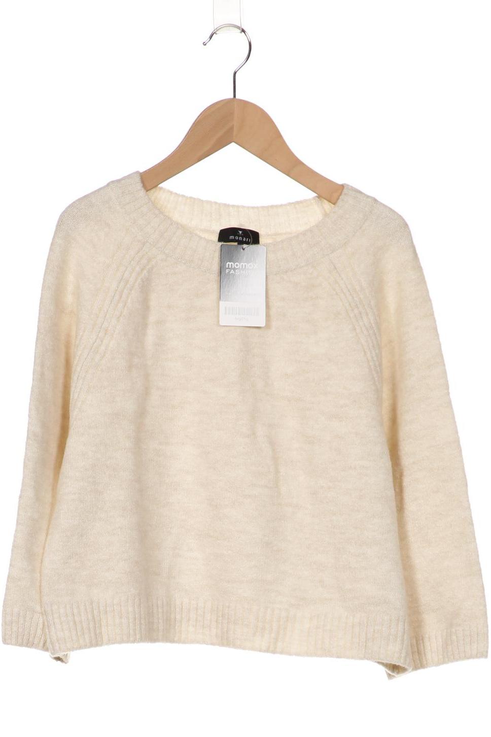 

monari Damen Pullover, beige, Gr. 34