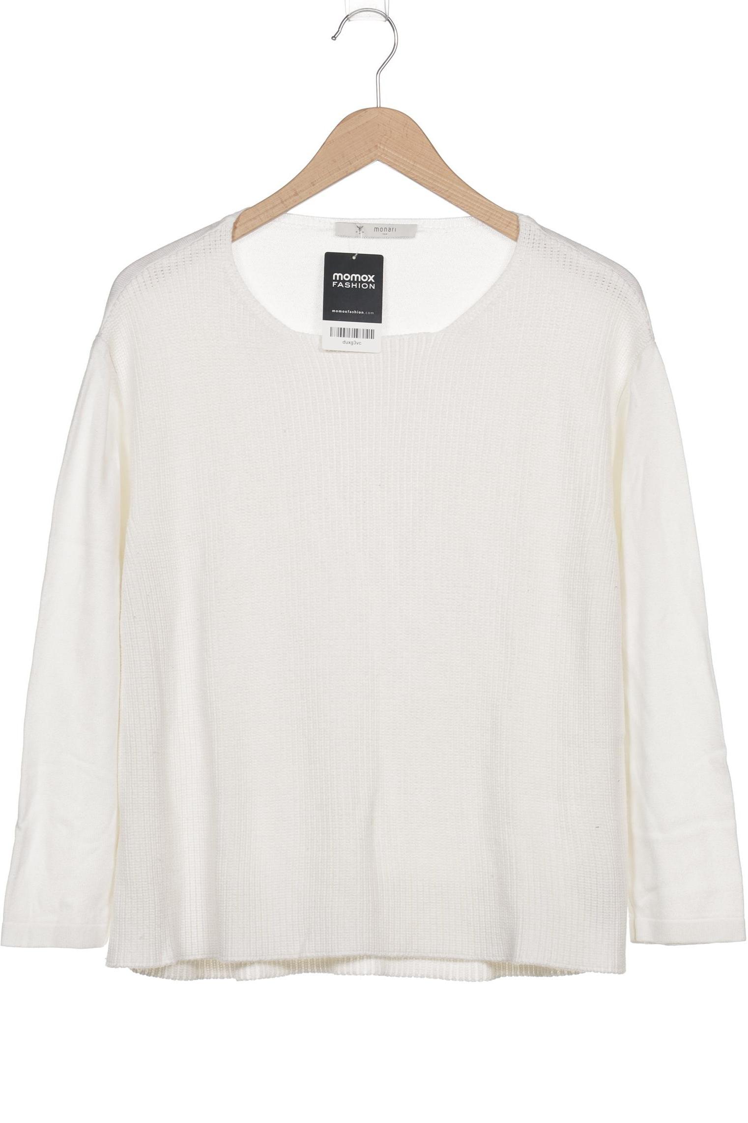 

monari Damen Pullover, weiß, Gr. 46