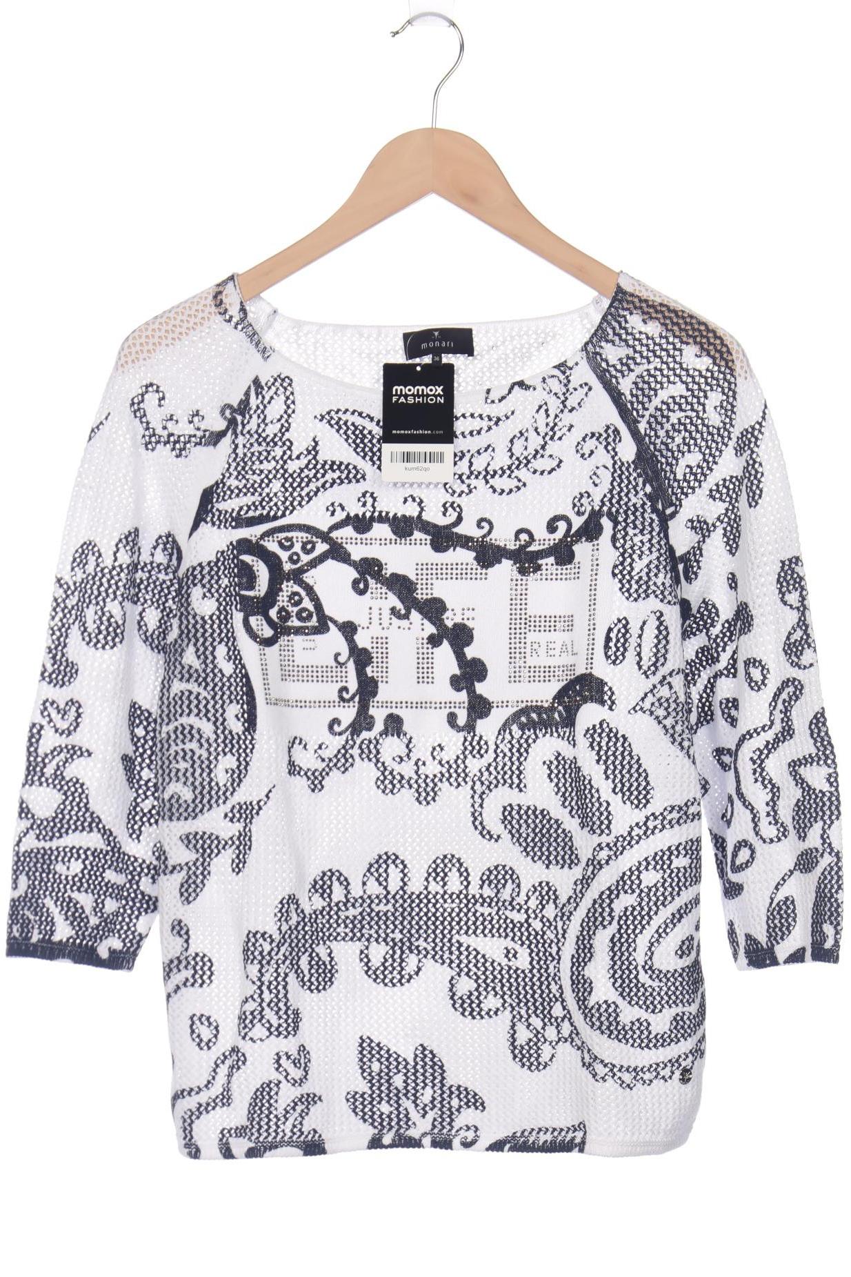 

monari Damen Pullover, weiß